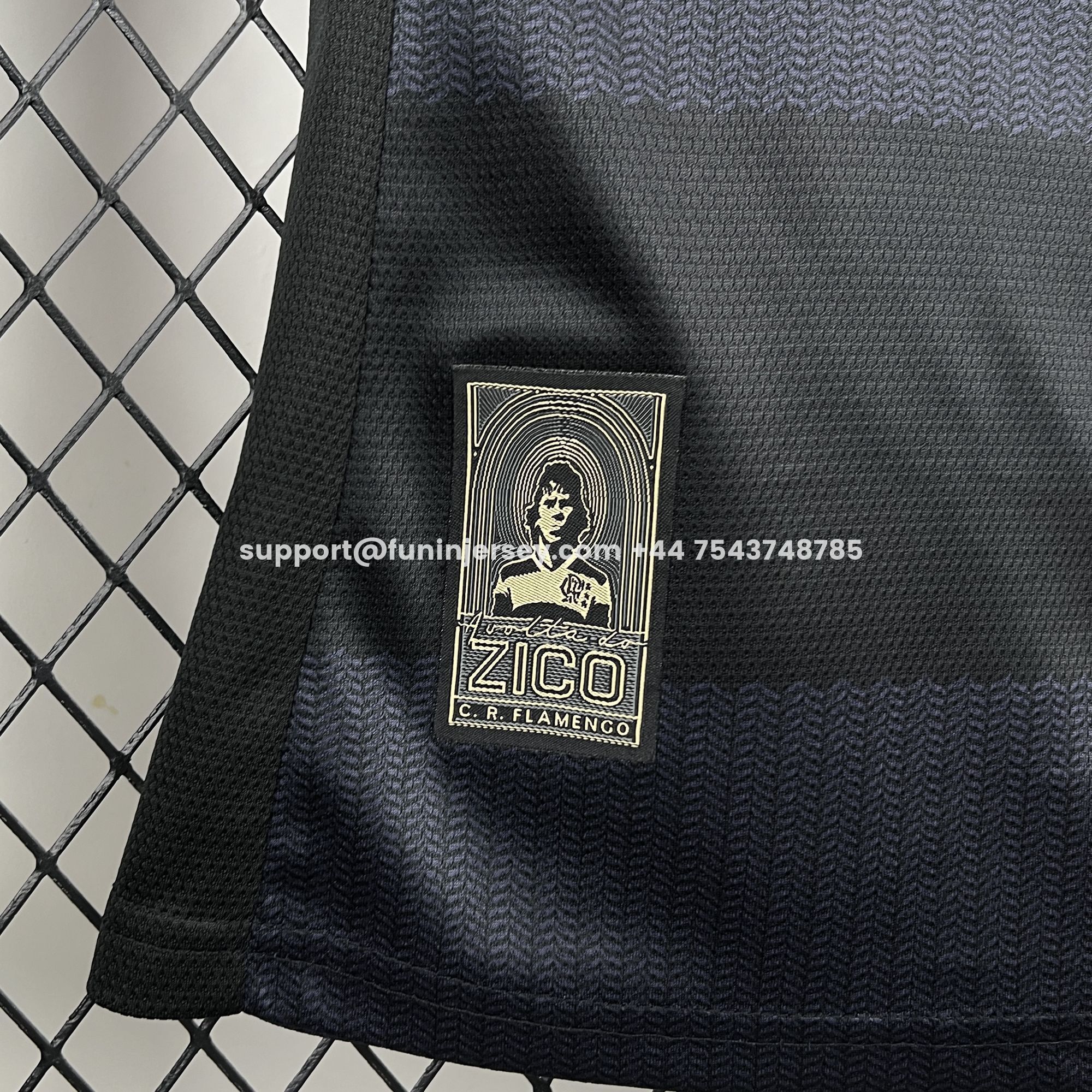 Funinjersey-Women's Flamengo 25-26 ZICO Commemorative Black Jersey