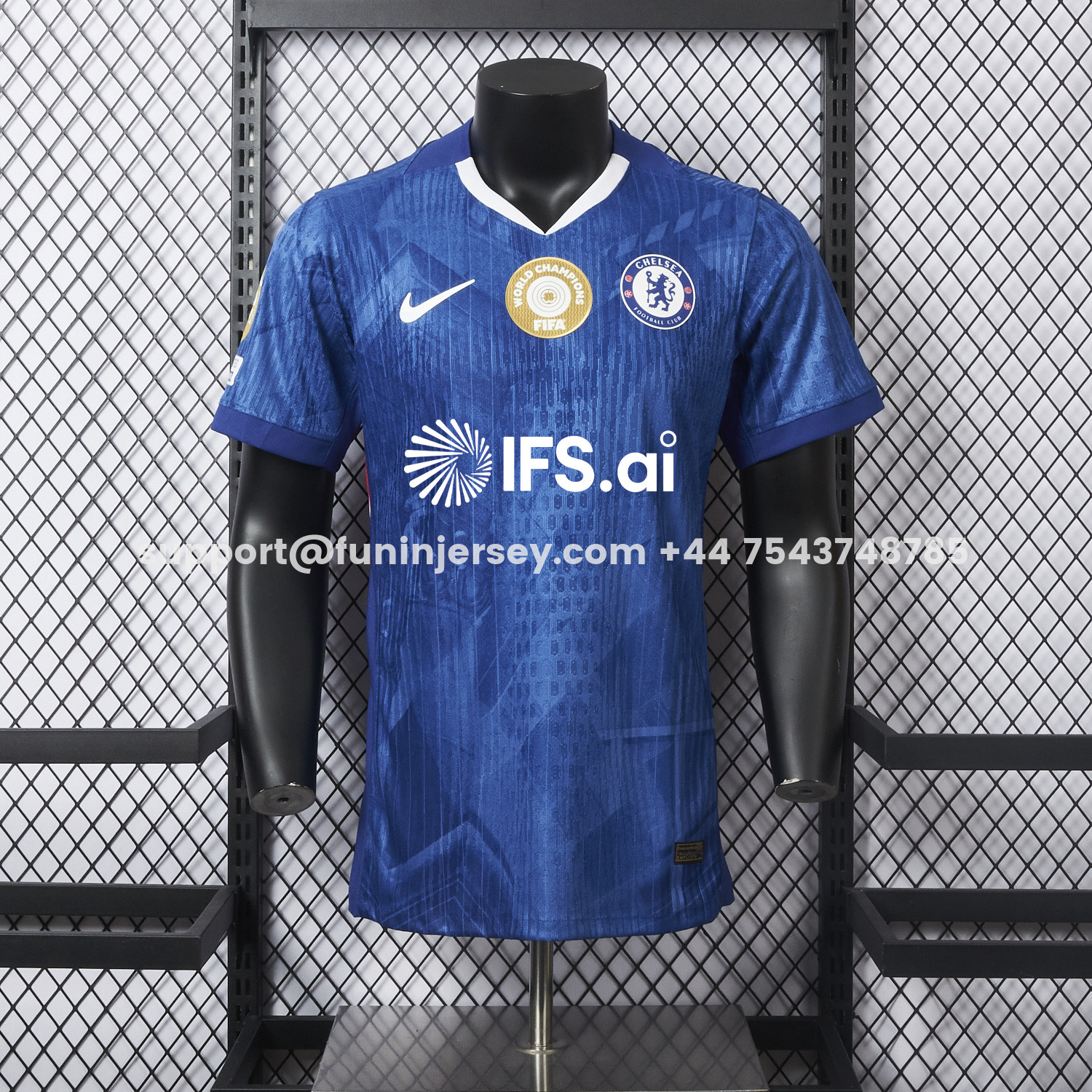 Funinjersey-【New Chest Sponsor】C.H.E.L.S.E.A 25-26 Home Jersey - Player Version