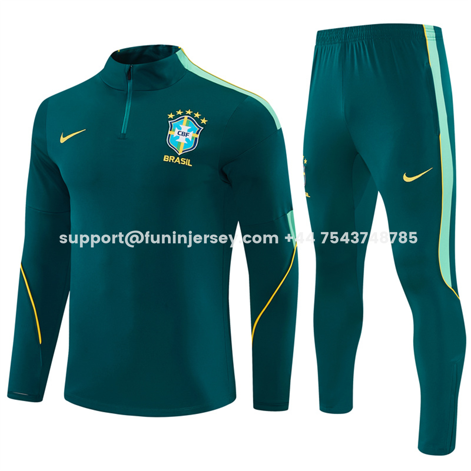 Funinjersey-Brazil 2026 Long Sleeves Training Set - Colors Top & Colors Pants