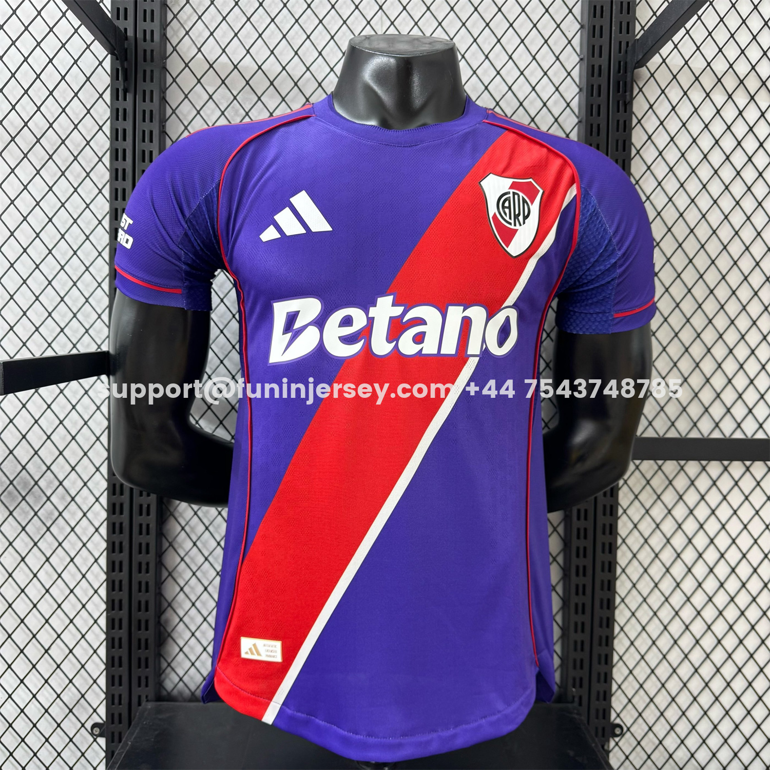 Funinjersey-River Plate 25-26 Purple Third Jersey - Player Version