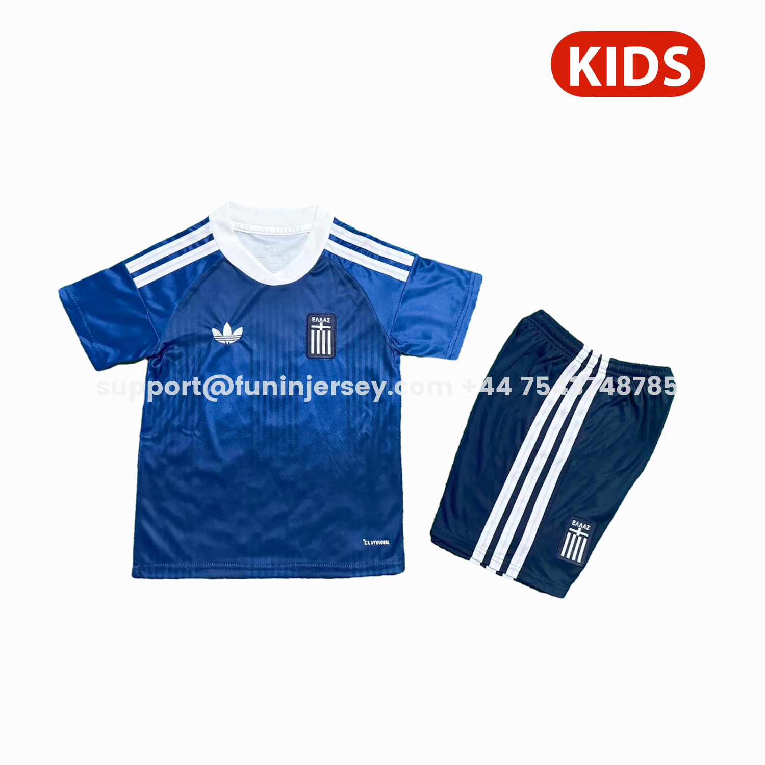 Funinjersey-Greece 2026 Away Kids Kit