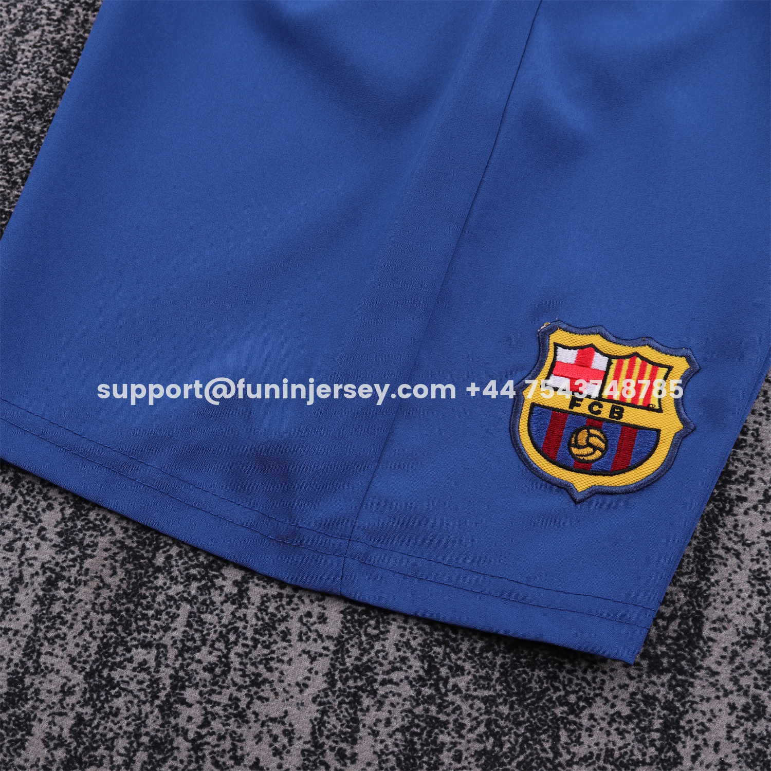Funinjersey-Retro Barcelona 2003-04 Home Kids Kit