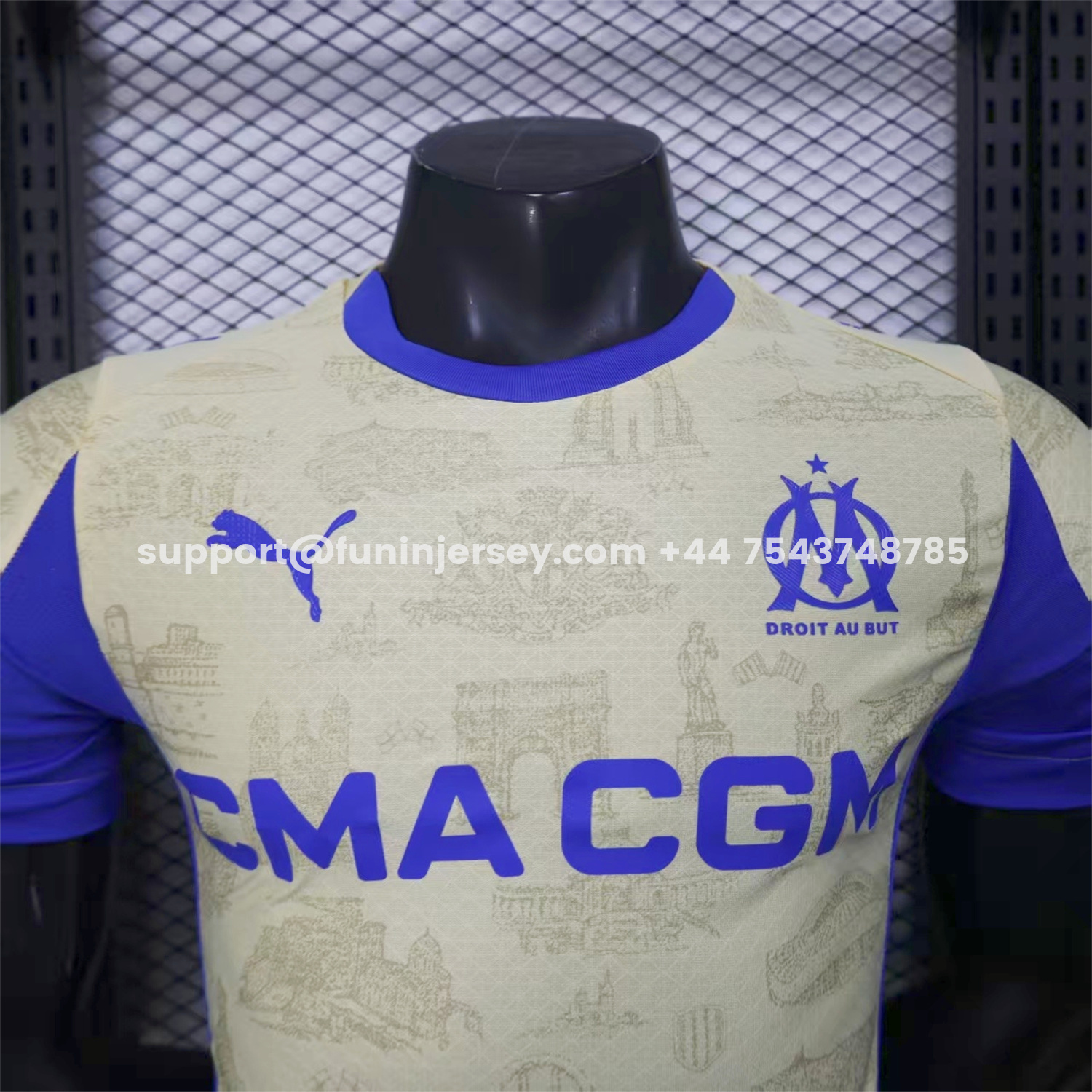 Funinjersey-Marseille 25-26 Fourth Jersey -Player Version