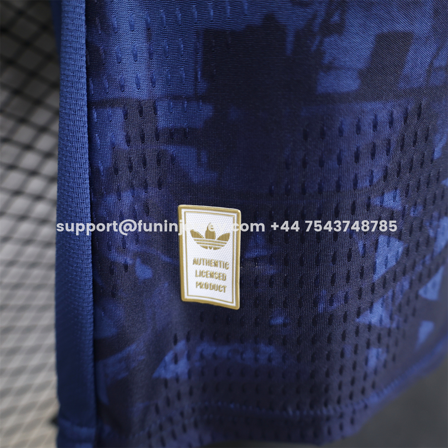 Funinjersey-Arsenal 26-27 Dark Blue Digital Pattern Cannon Special Edition Jersey - Player Version