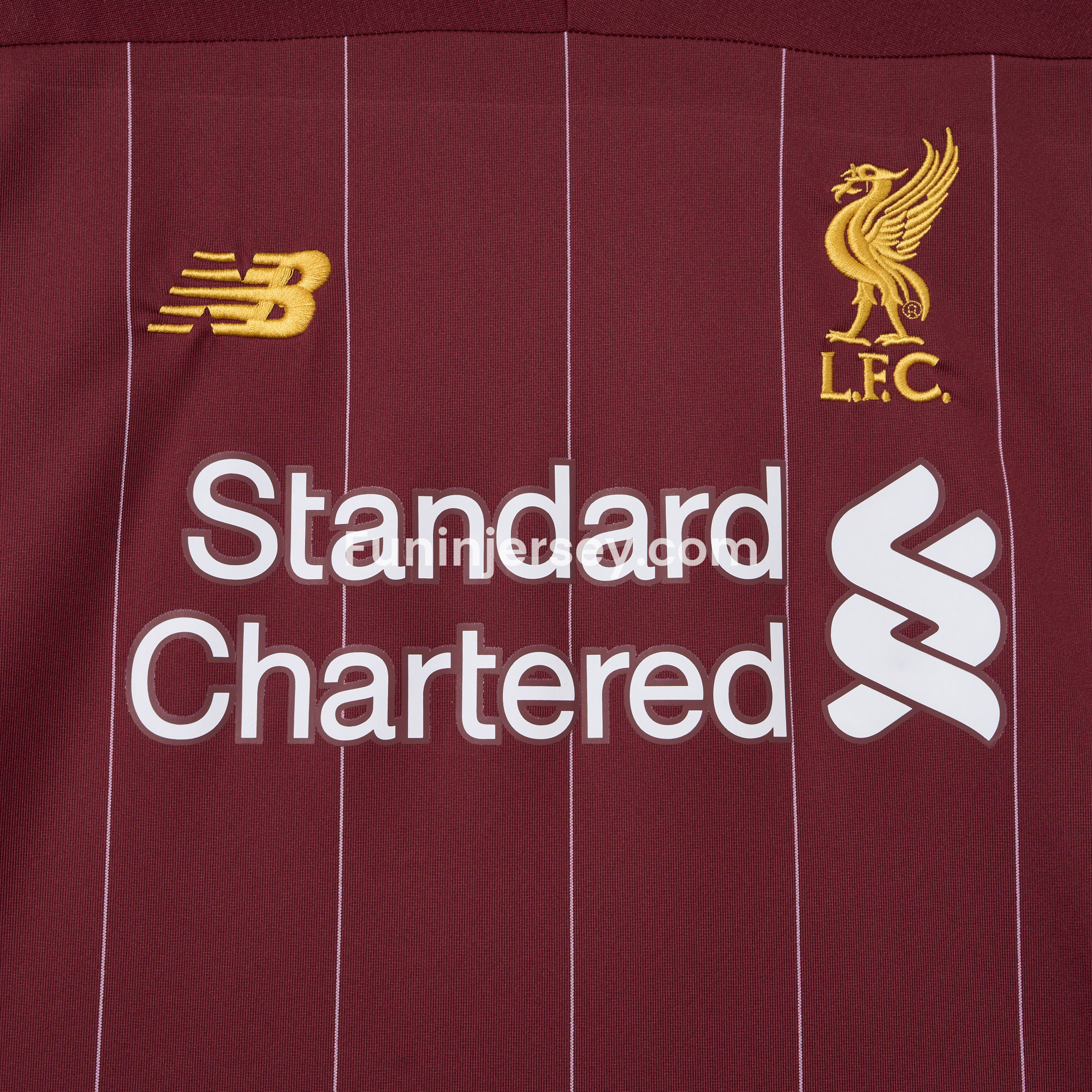 Funinjersey-Retro Liver.pool 2019-20 Home Stadium Jersey