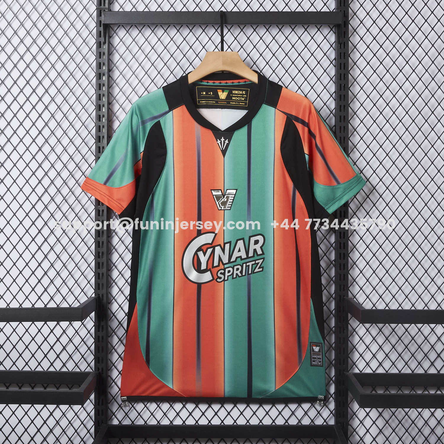 Funinjersey-Venezia FC 25-26 Orange And Green Special Jersey - Fans Version