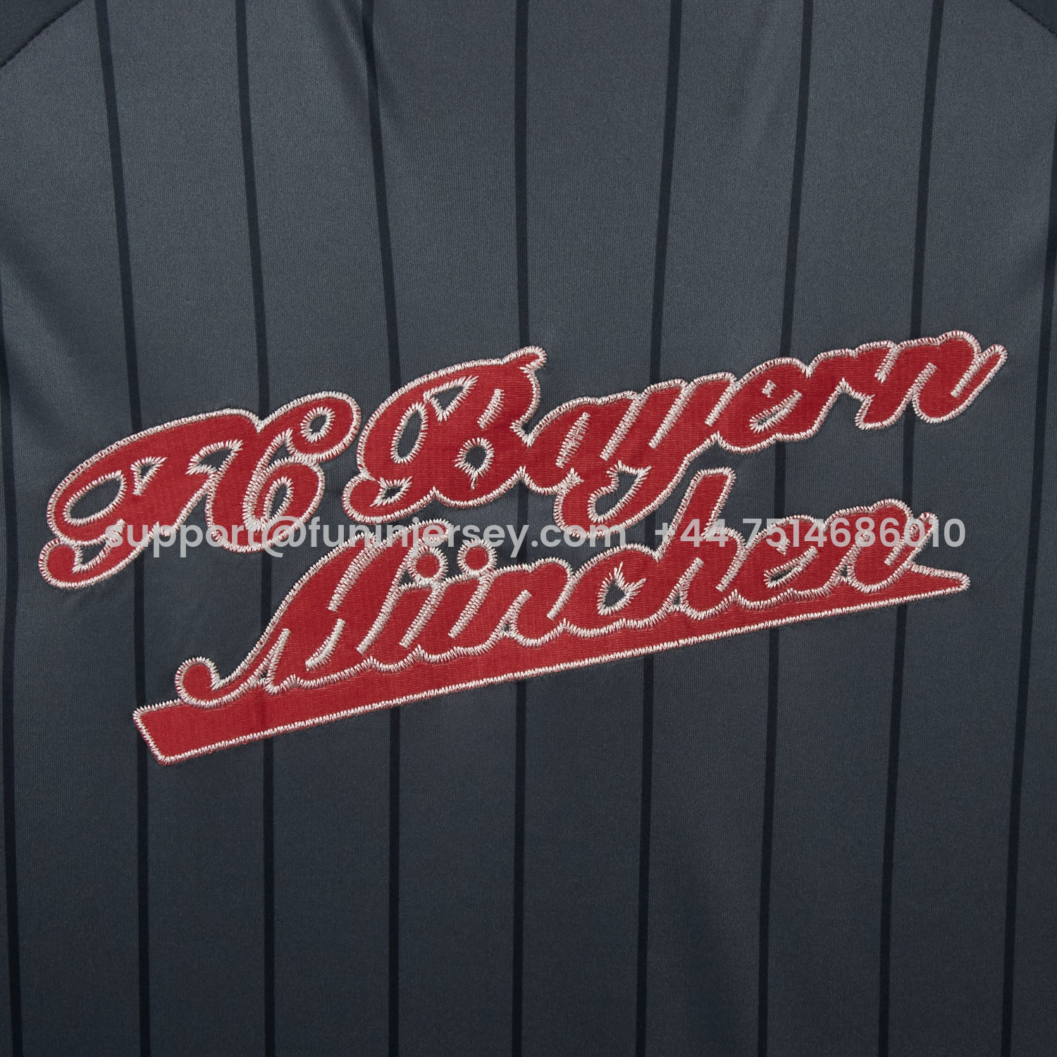 Funinjersey-Bayern Munich 25-26 Deep Grey Baseball Jersey