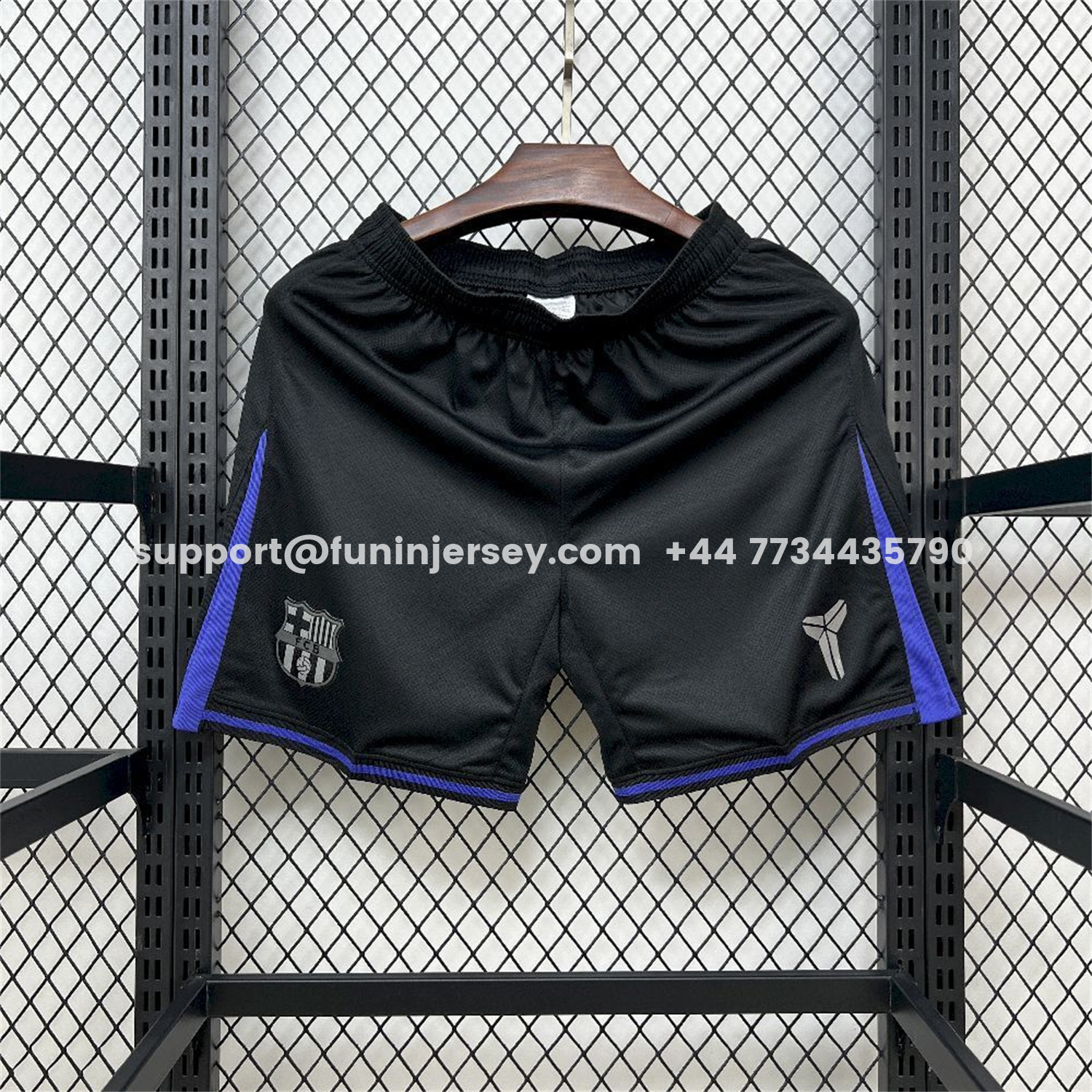 Funinjersey-Barcelona 25-26 Away Black Shorts - Fans Version