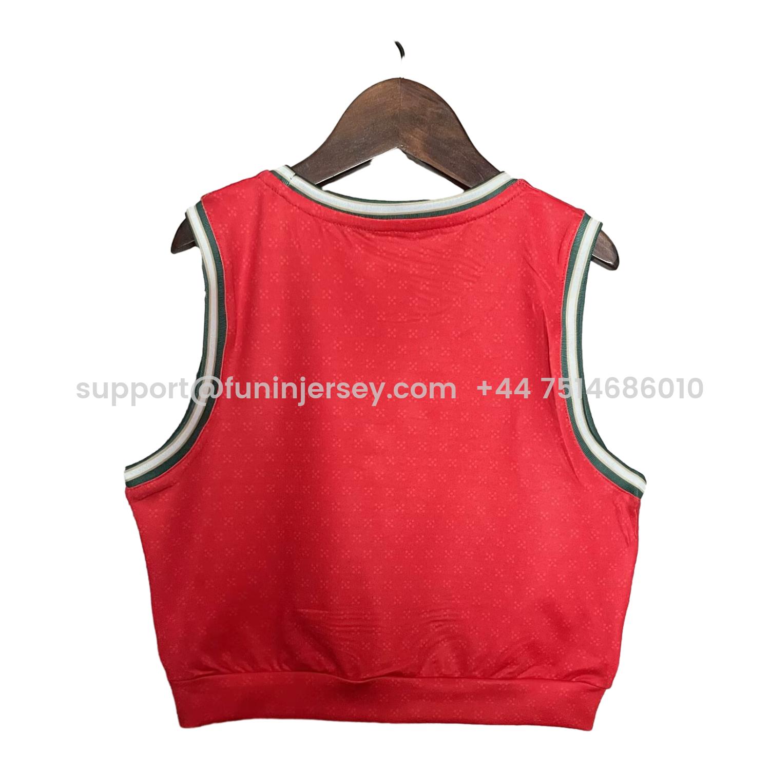 Funinjersey-Women's Portugal 25-26 Home Red Yoga Vest