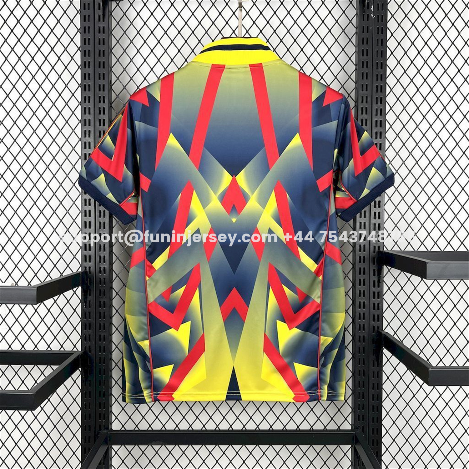 Funinjersey-Arsenal 25-26 Red Yellow Blue LFSTLR Jersey - Fans Version