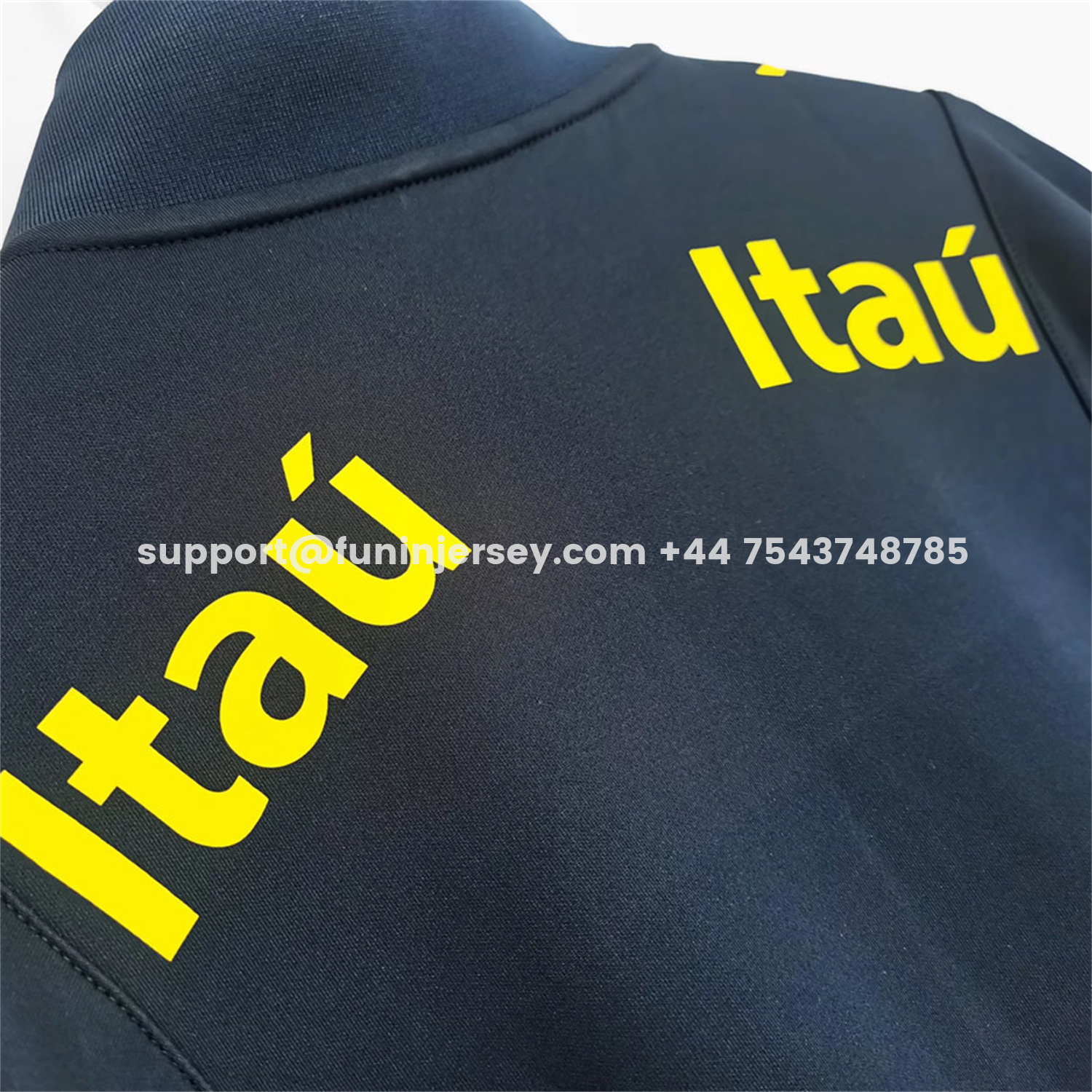 Funinjersey-Retro Brazil 2022 Dark Blue Windbreaker