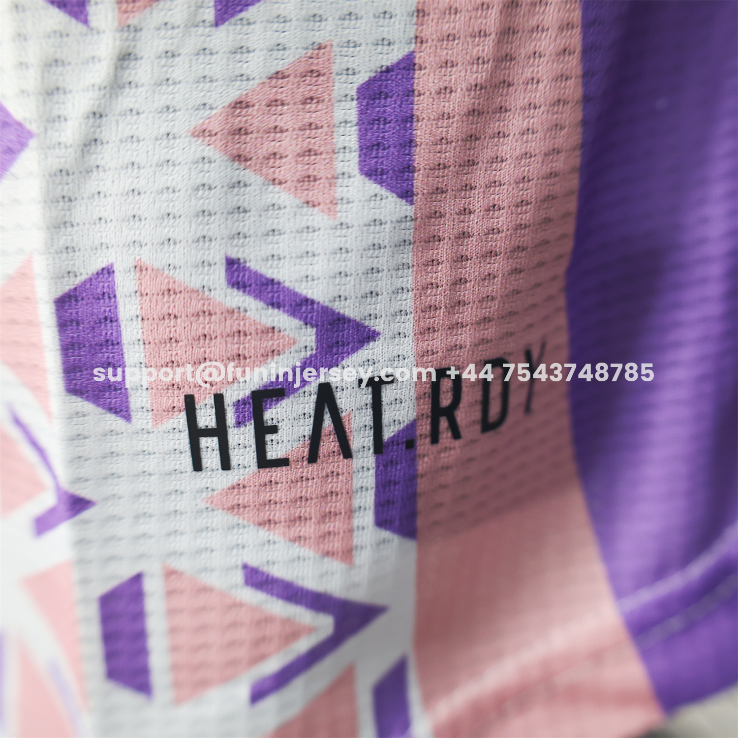 Funinjersey-Algeria 25-26 Pink and Purple Triangle Pattern Black Jersey - Player Version