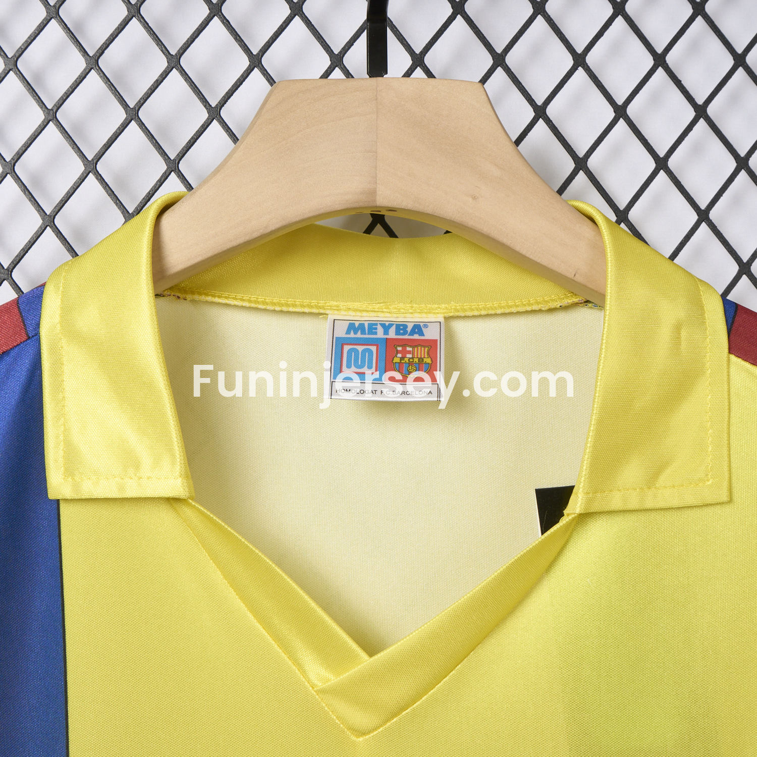 Funinjersey-Retro Barcelona 1982-84 Away Yellow Jersey