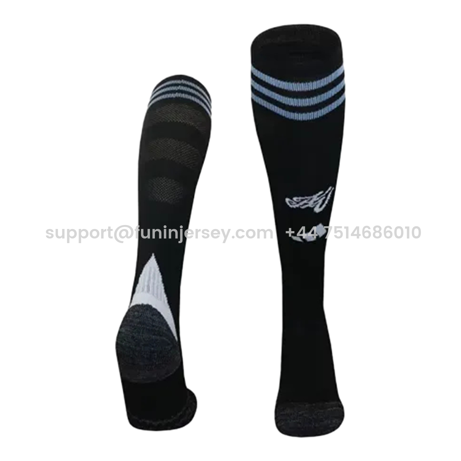 Funinjersey-Aston Villa 25-26 Away Socks - Black