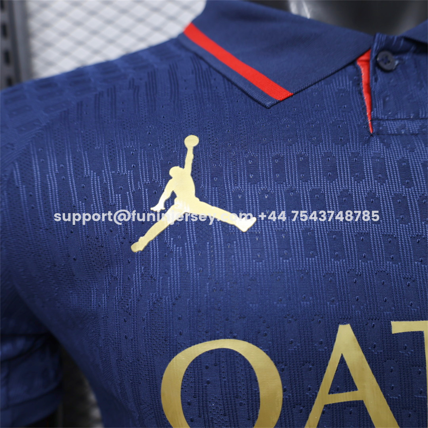 Funinjersey-Paris Saint-Germain PSG 26-27 Retro Casual Style Blue Jersey - Player Version