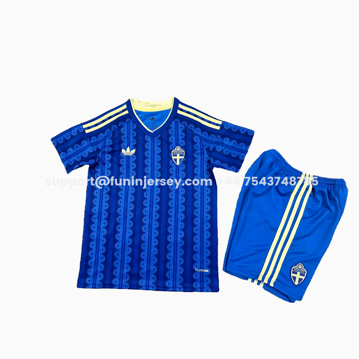 Funinjersey-Sweden 2026 Away Kids Kit