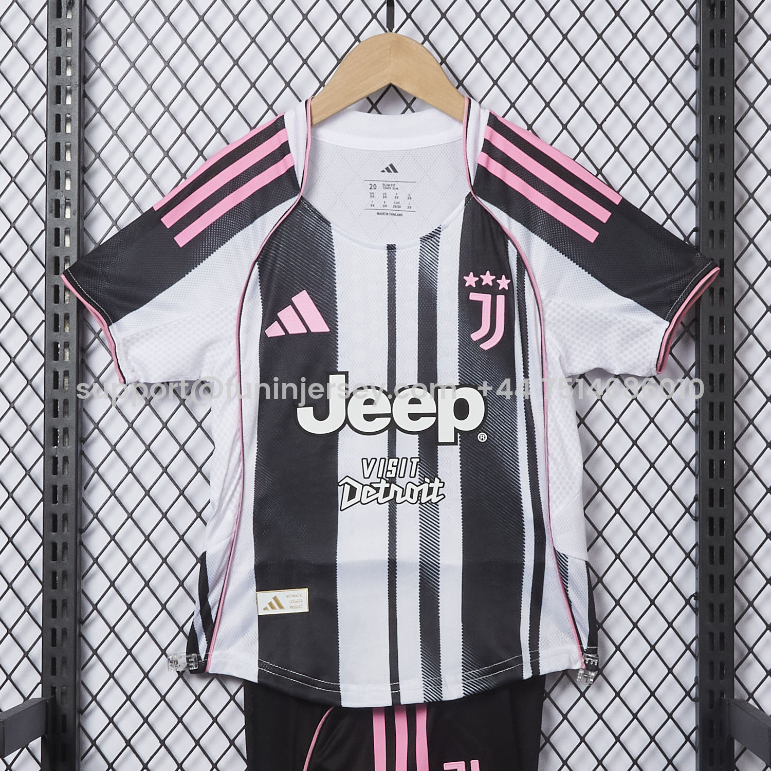 Funinjersey-Juventus 25-26 Home Kids Kit - Player Version