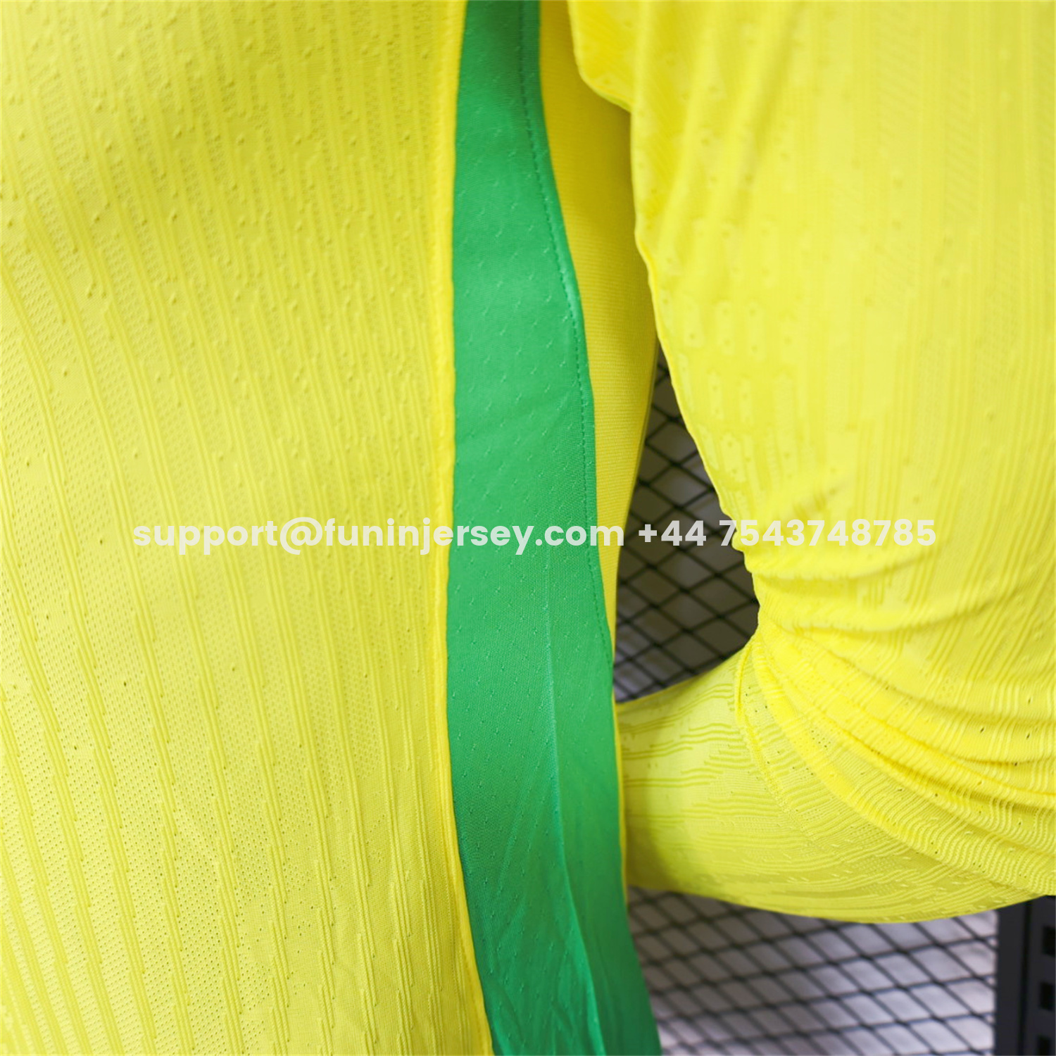 Funinjersey-Brazil 2025 Women's Team Home Long Sleeves Jersey - Men's Player Version