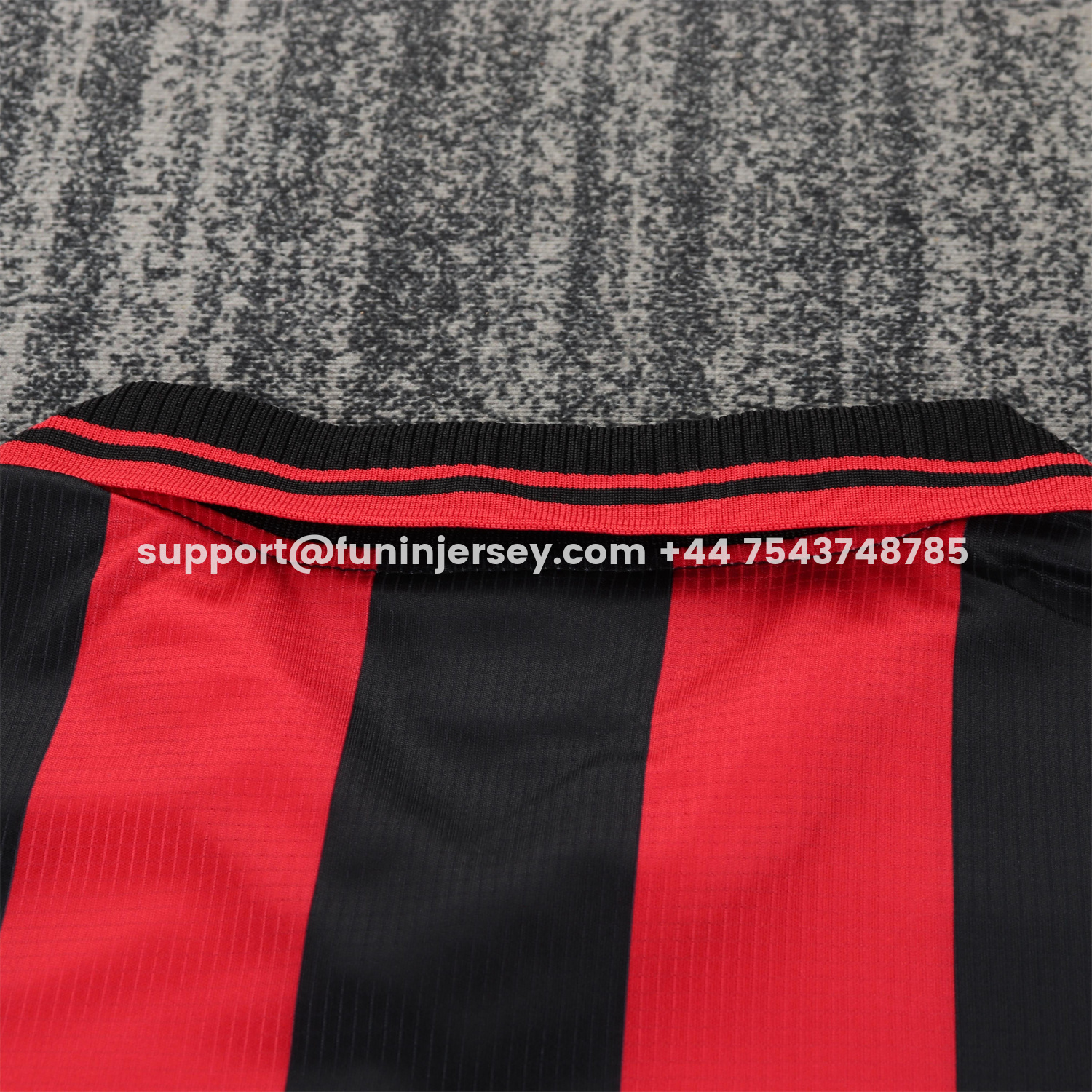 Funinjersey-Retro AC Milan 1997-98 Home Kids Kit