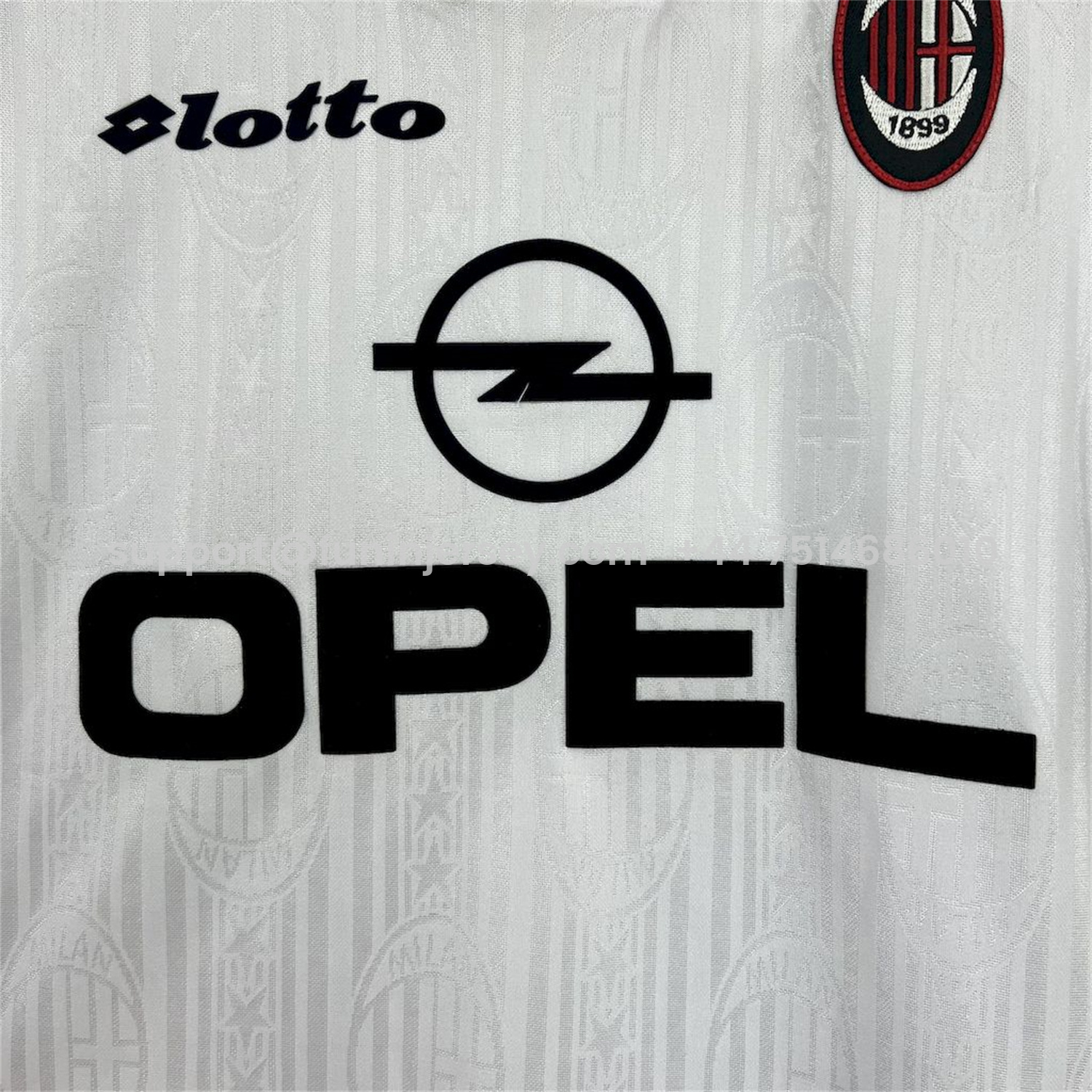 Funinjersey-Retro AC Milan 1997-98 White Special Jersey