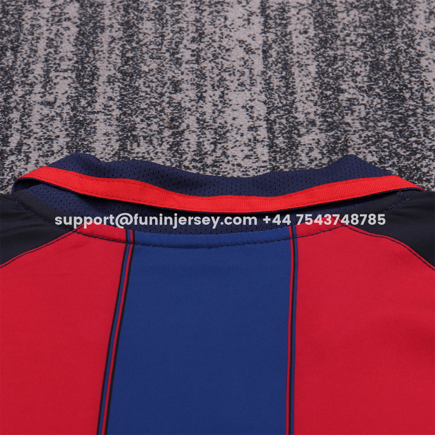 Funinjersey-Retro Barcelona 2003-04 Home Kids Kit