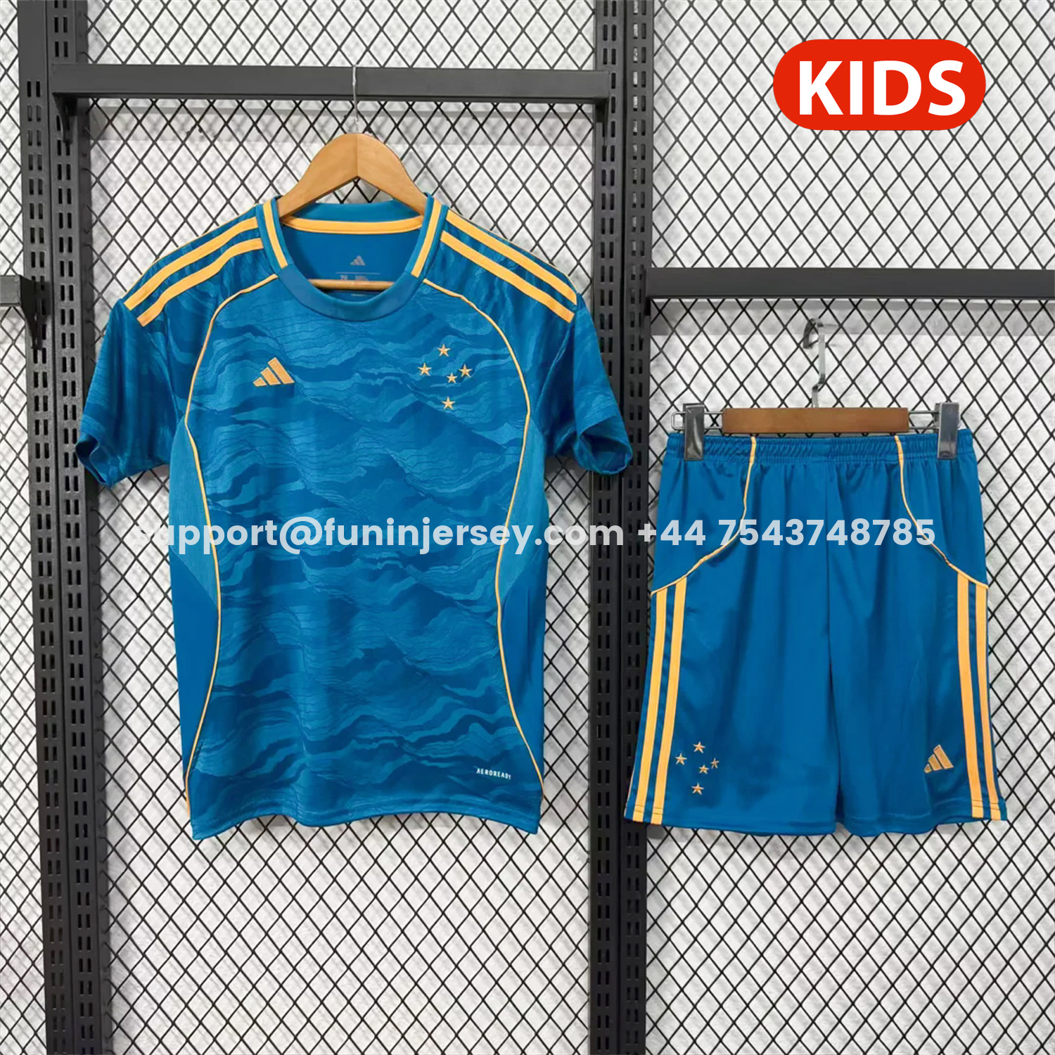 Funinjersey-Cruzeiro 25-26 Third Unsponsored Kids Kit