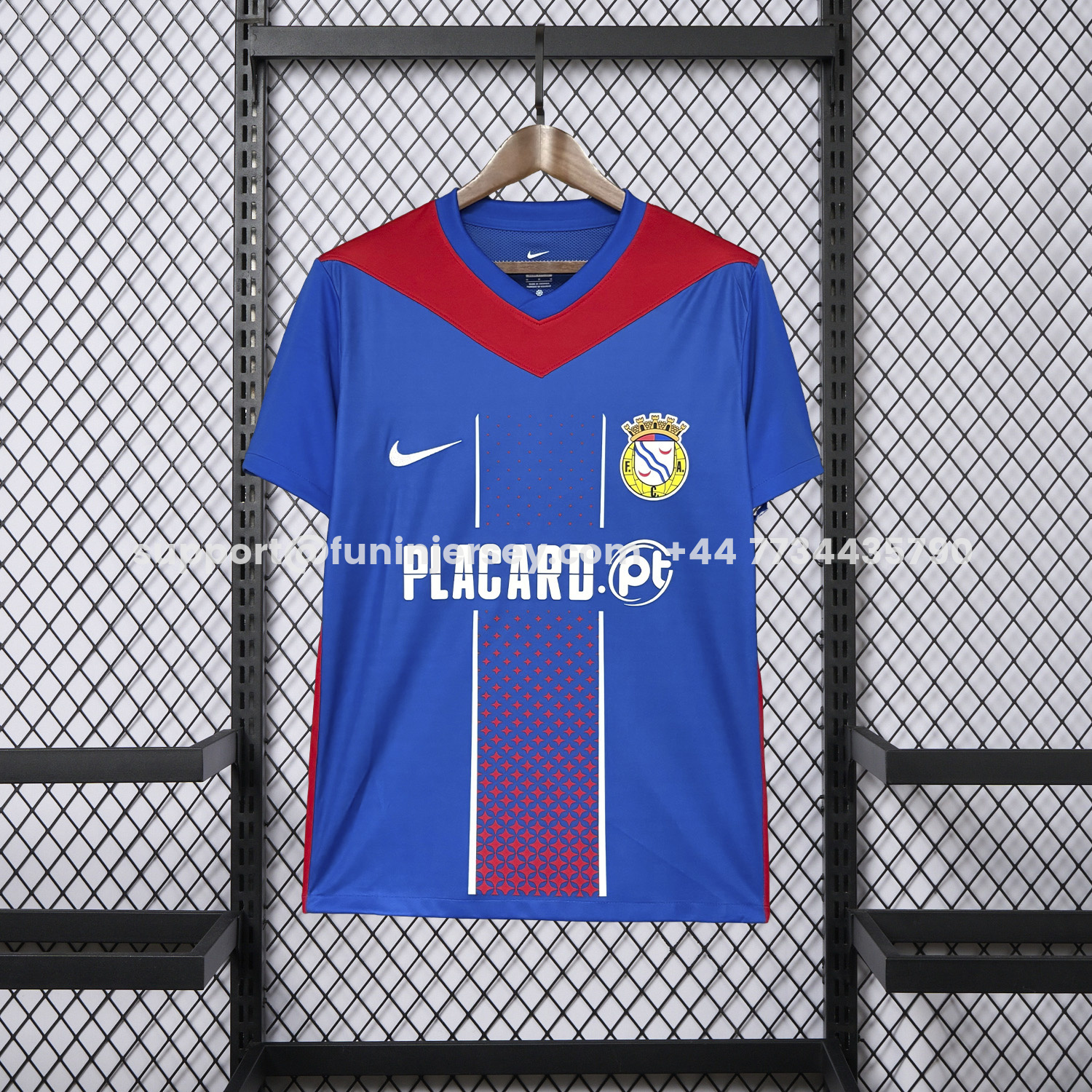 Funinjersey-Alverca 25-26 Home Blue Jersey - Fans Version