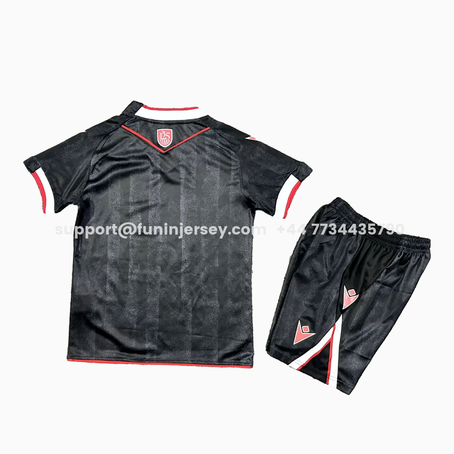 Funinjersey-West Bromwich Albion 25-26 Third Black Kids Kit