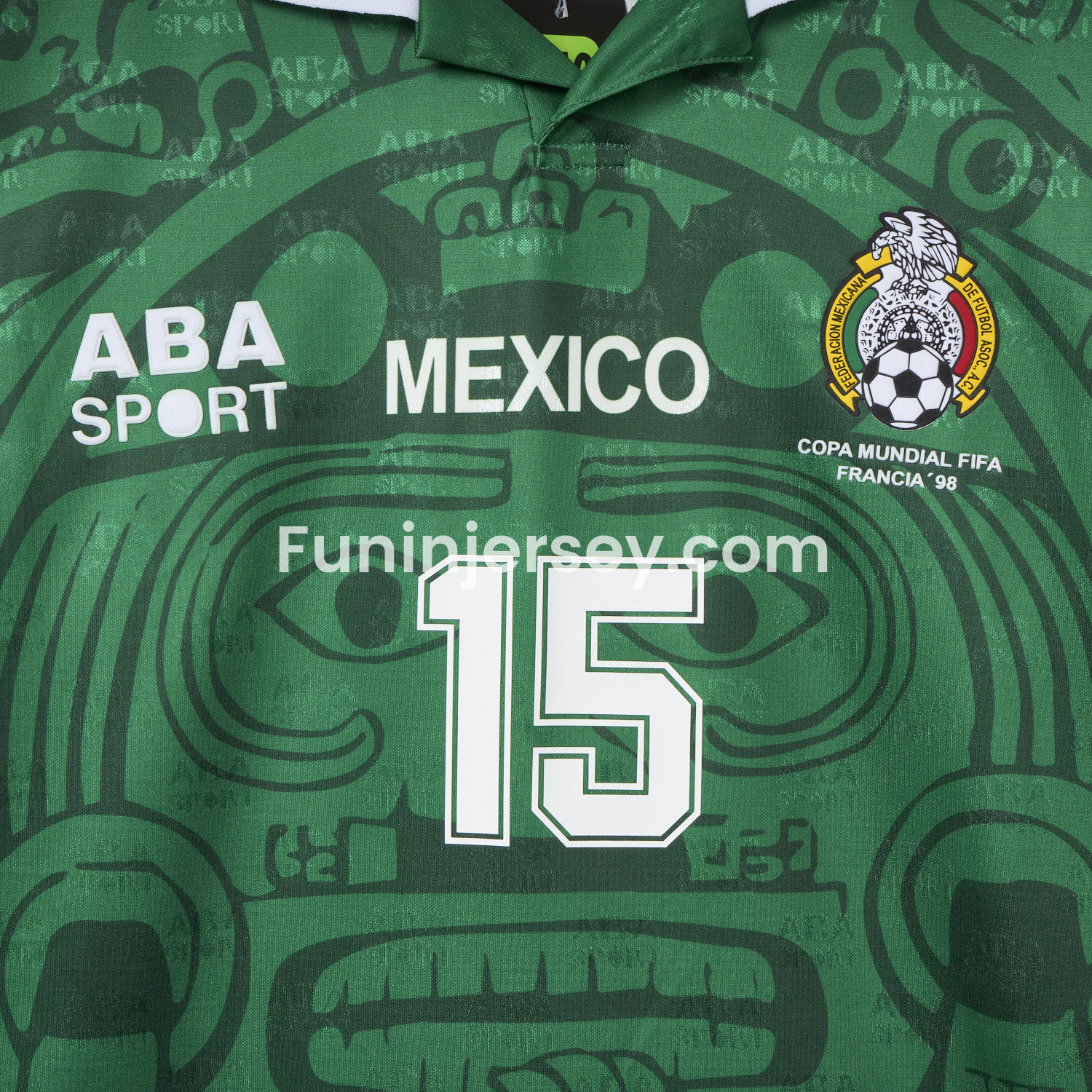 Funinjersey-Retro Mexico 1998 Home Jersey