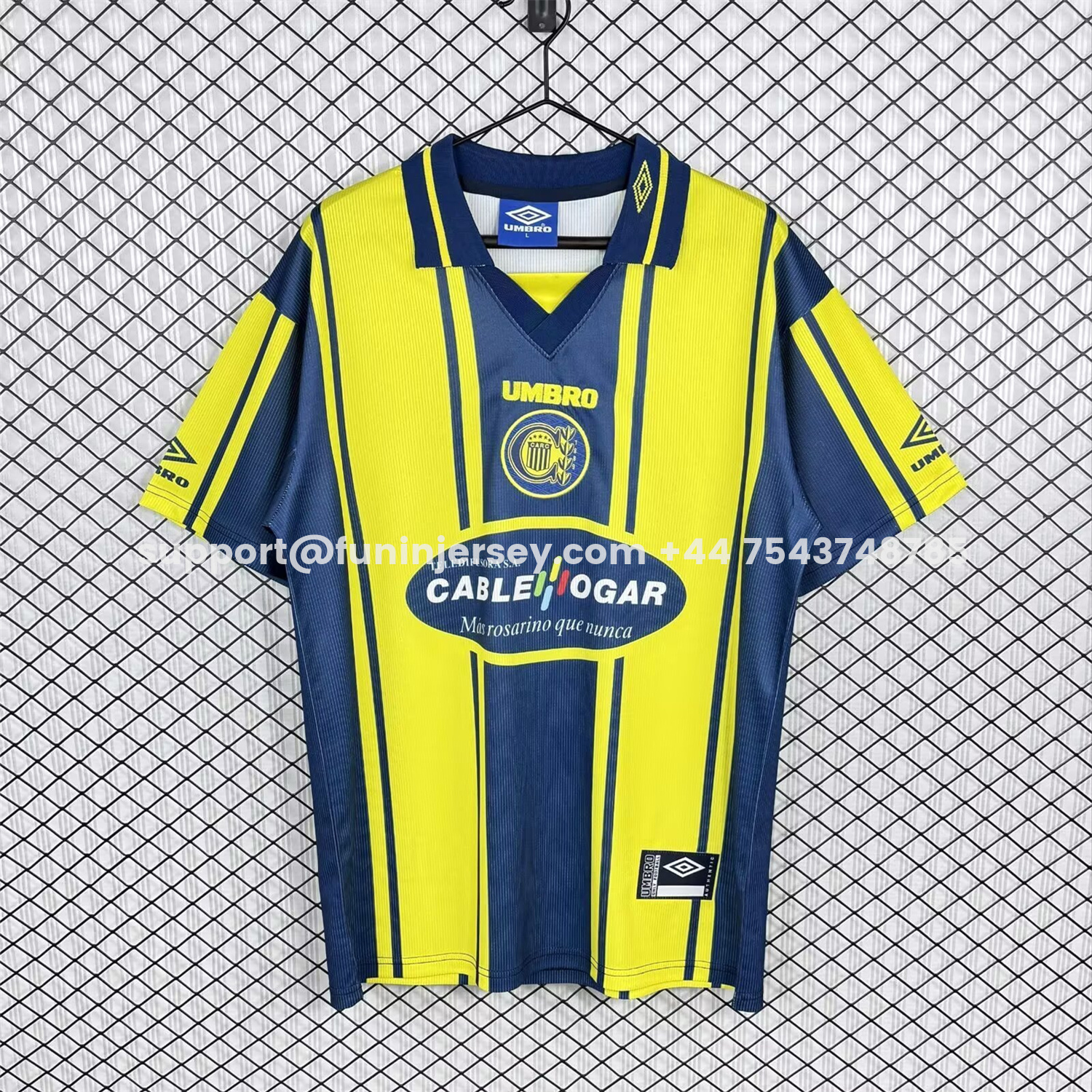 Funinjersey-Retro Rosario Central 1998-99 Home Jersey