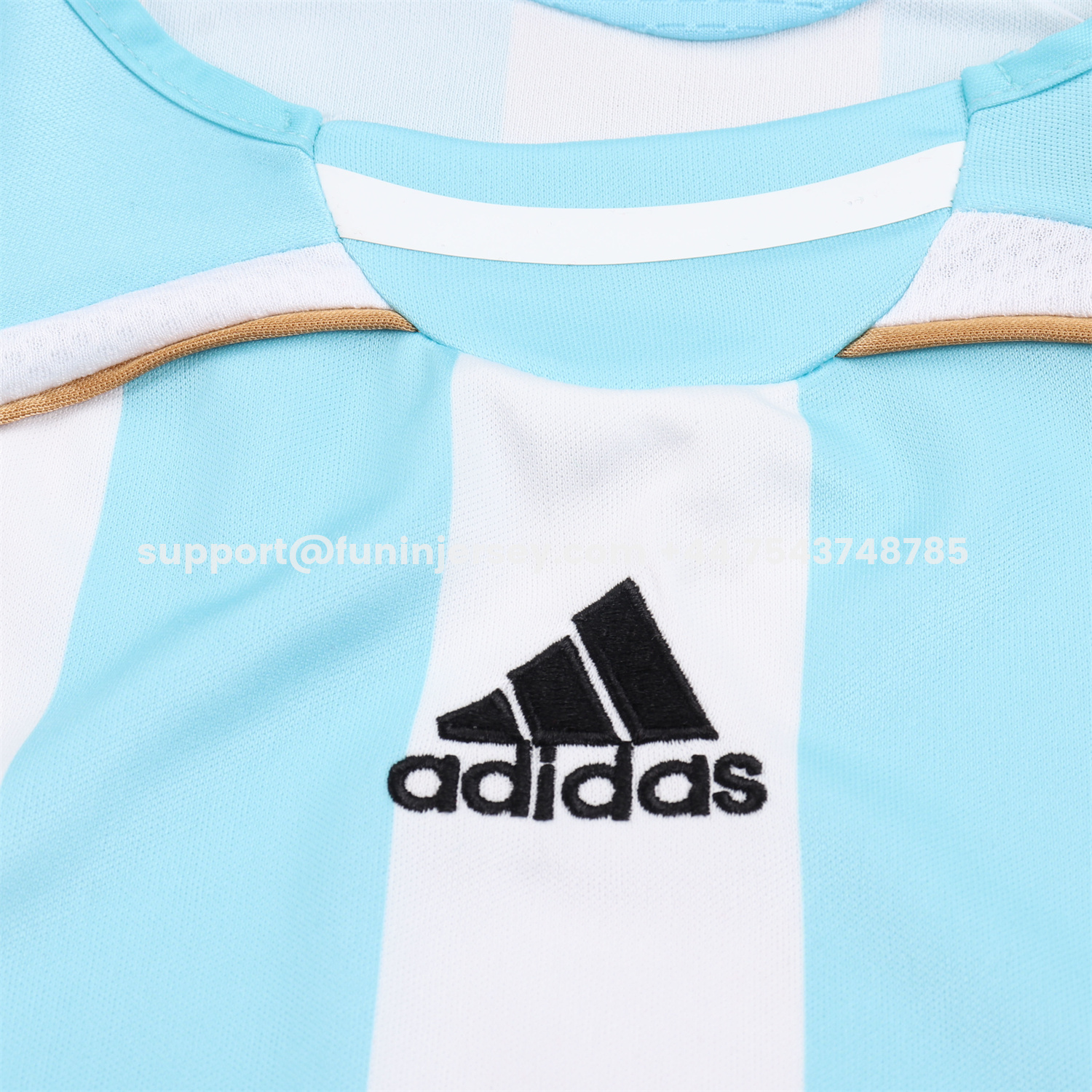 Funinjersey-Retro Argentina 2006 Home Kids Kit