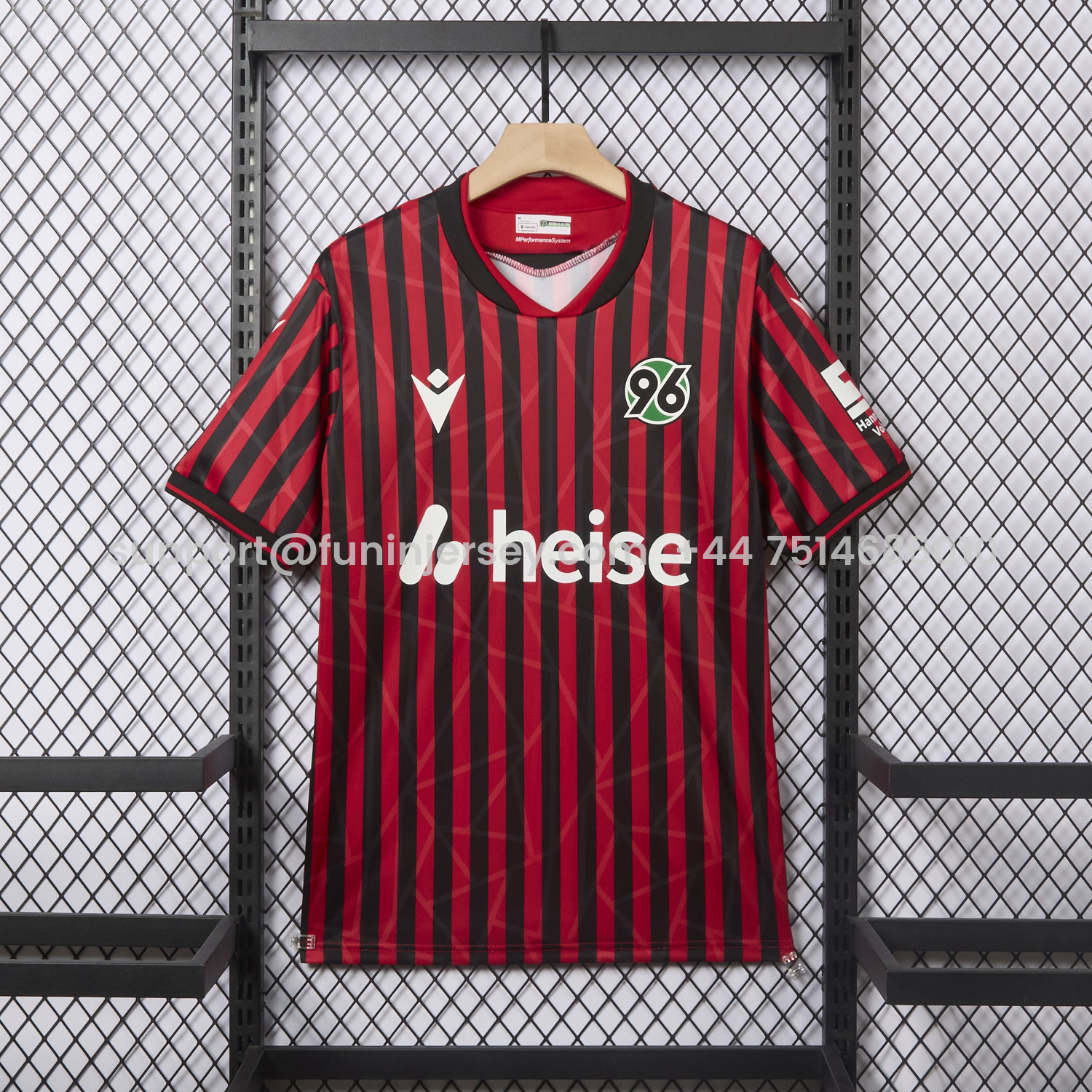 Funinjersey-Hannover 96 25-26 Home Jersey - Fans Version