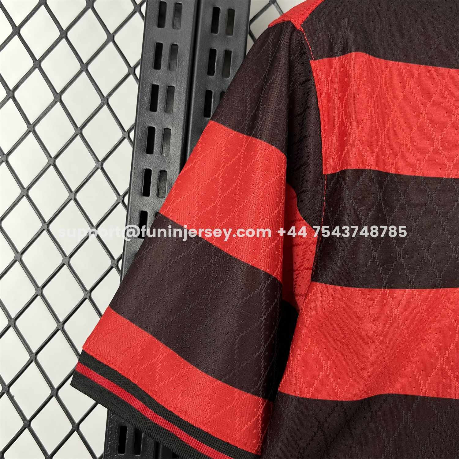 Funinjersey-Flamengo 26-27 Red And Black Pre-Match Jersey - Fans Version