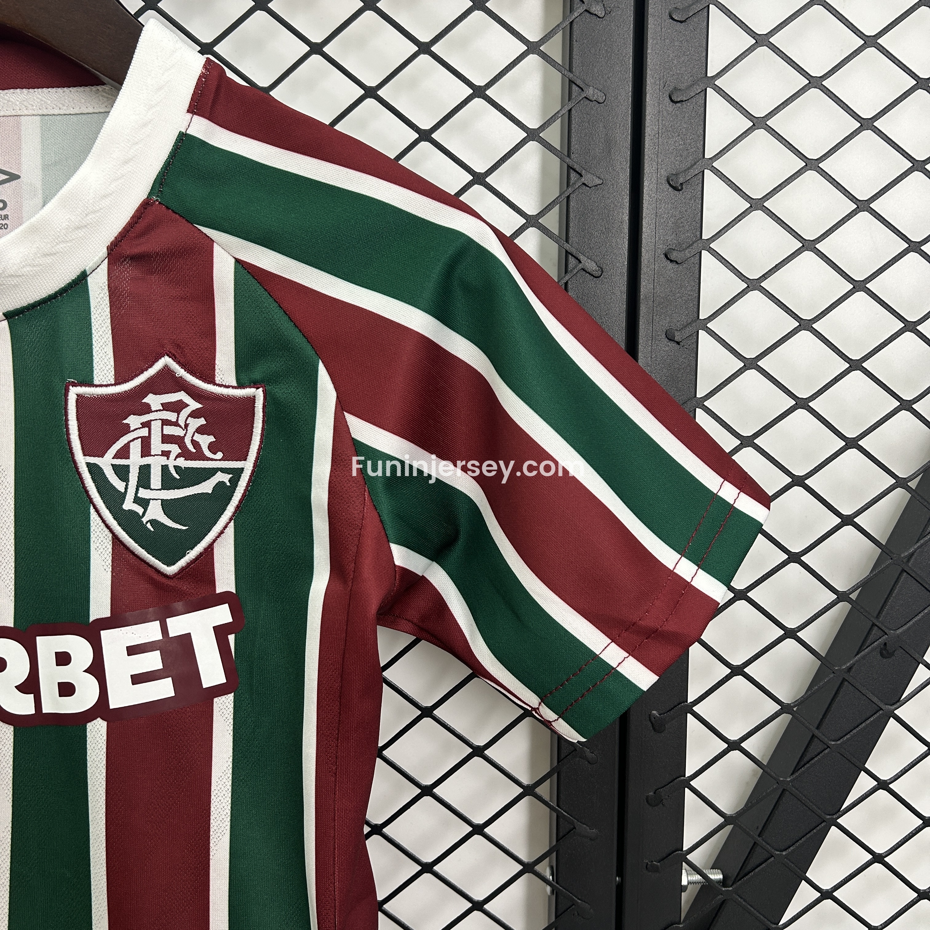 Funinjersey-Fluminense 25-26 Home Kids Kit