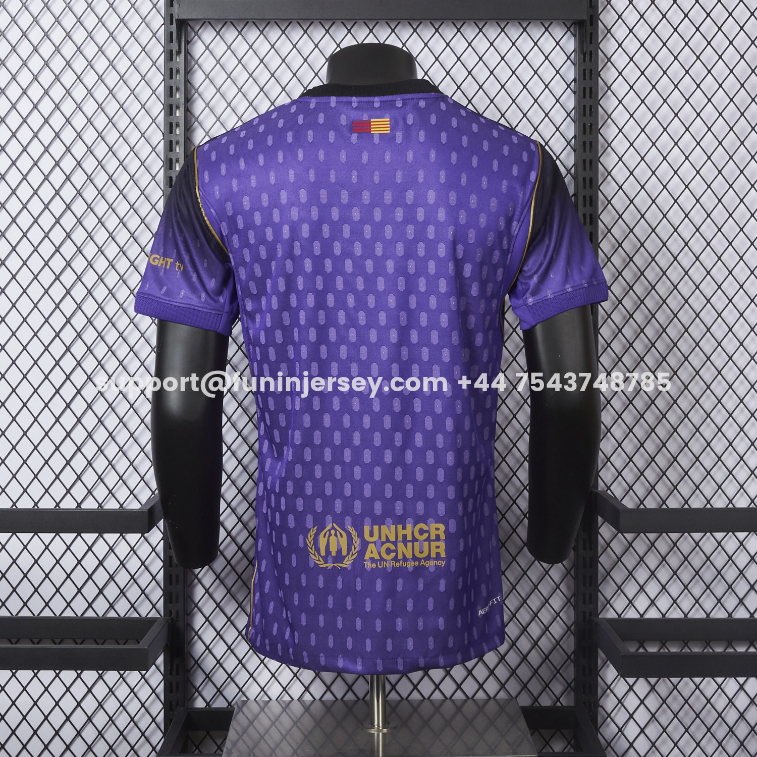 Funinjersey-Barcelona 26-27 Away Purple-Black Gradient Jersey - Player Version