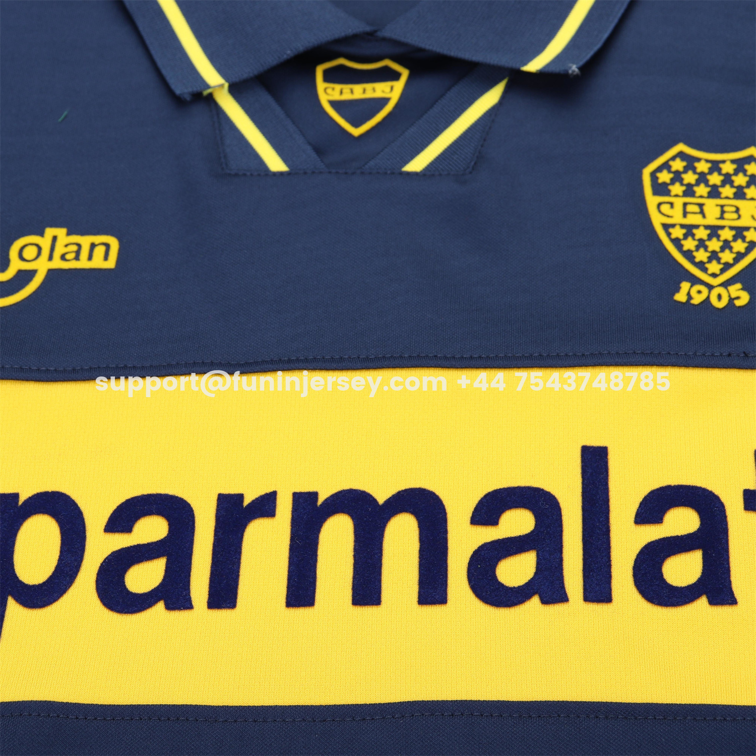 Funinjersey-Retro Boca Juniors 1993-95 Home Kids Kit