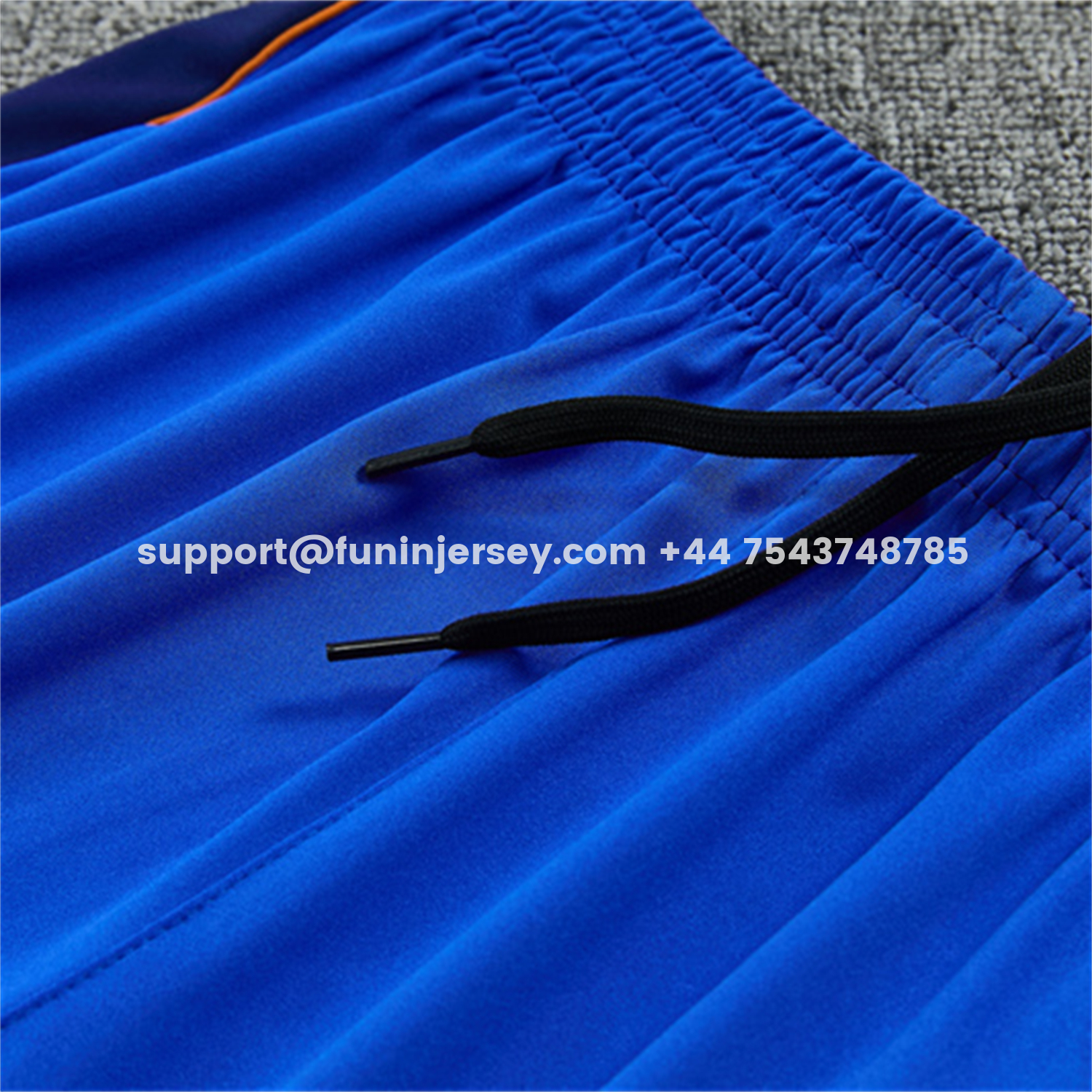 Funinjersey-France 2026 Kids Long Sleeve Training Set - Royal Blue Top & Pants