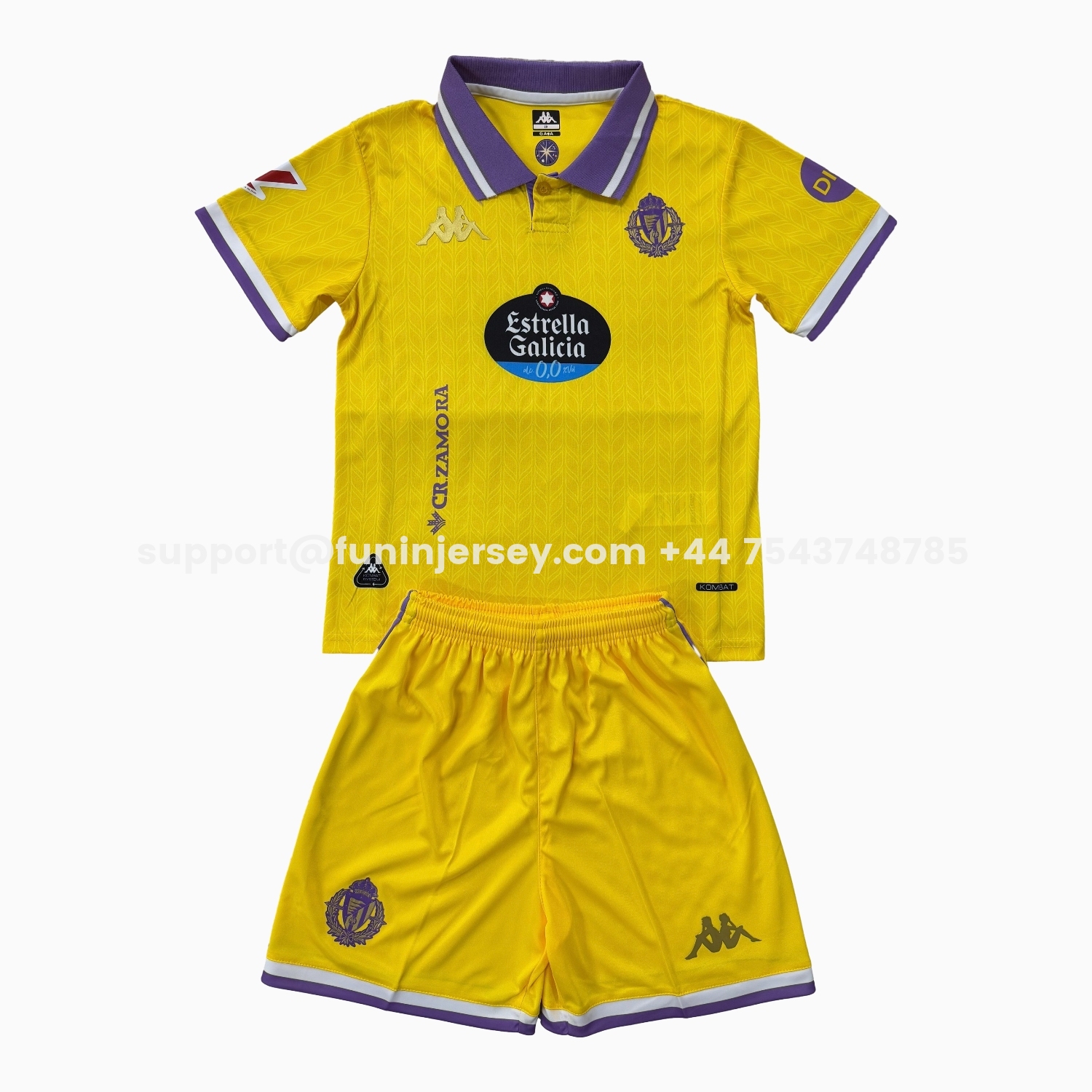 Funinjersey-Valladolid 25-26 Third Kids Kit