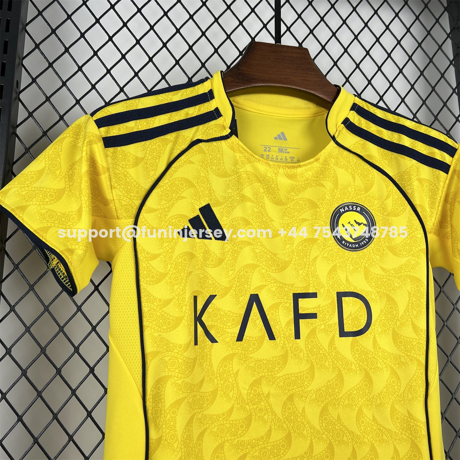 Funinjersey-Al Nassr Riyadh Victory 25-26 Home Kids Kit