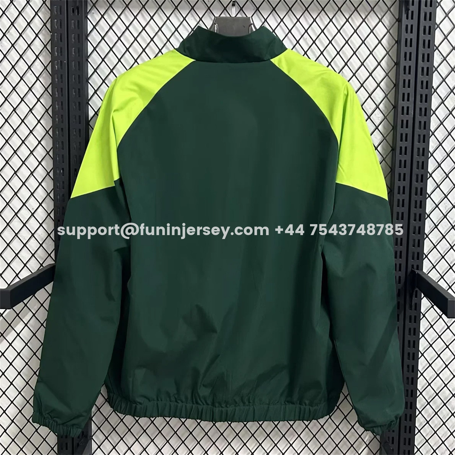 Funinjersey-Senegal 25-26 Windbreaker Jacket - Green