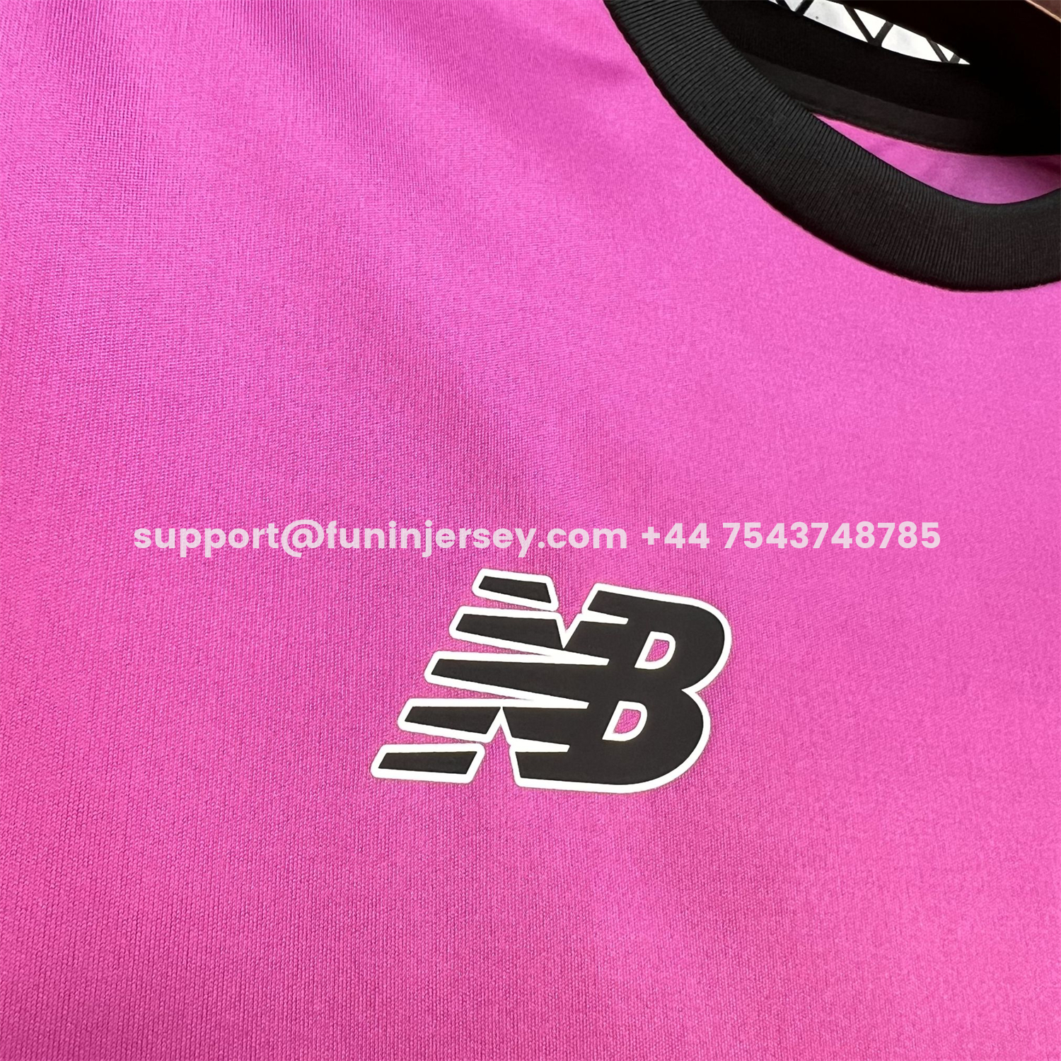 FUN-Funinjersey-Porto 26-27 Bright Pink With Black Special Jersey - Fans Version