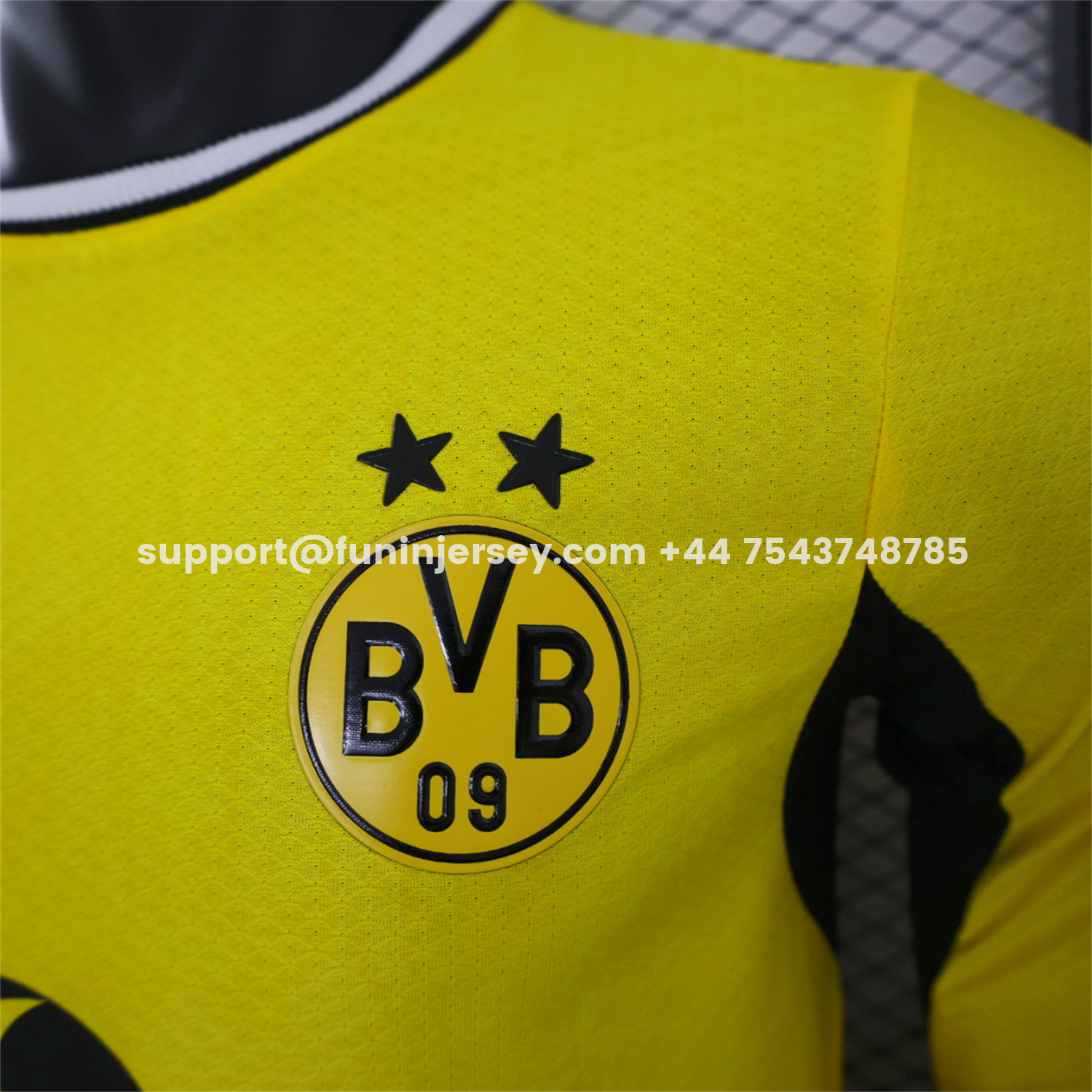 Funinjersey-Dortmund 26-27 Home Long Sleeves Jersey - Player Version