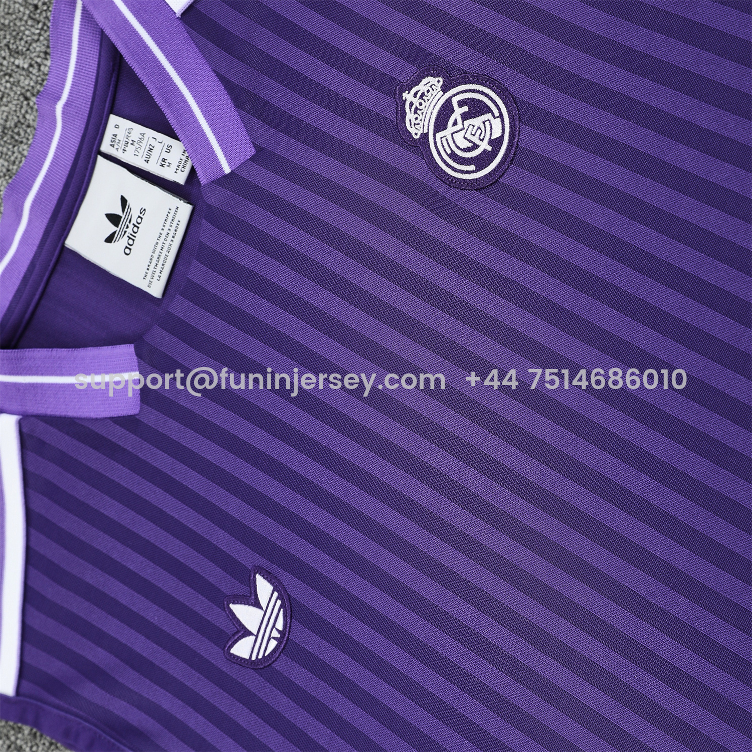 Funinjersey-Real Madrid 25-26 Vest Training Set - Pure Purple Vest & Purple Shorts