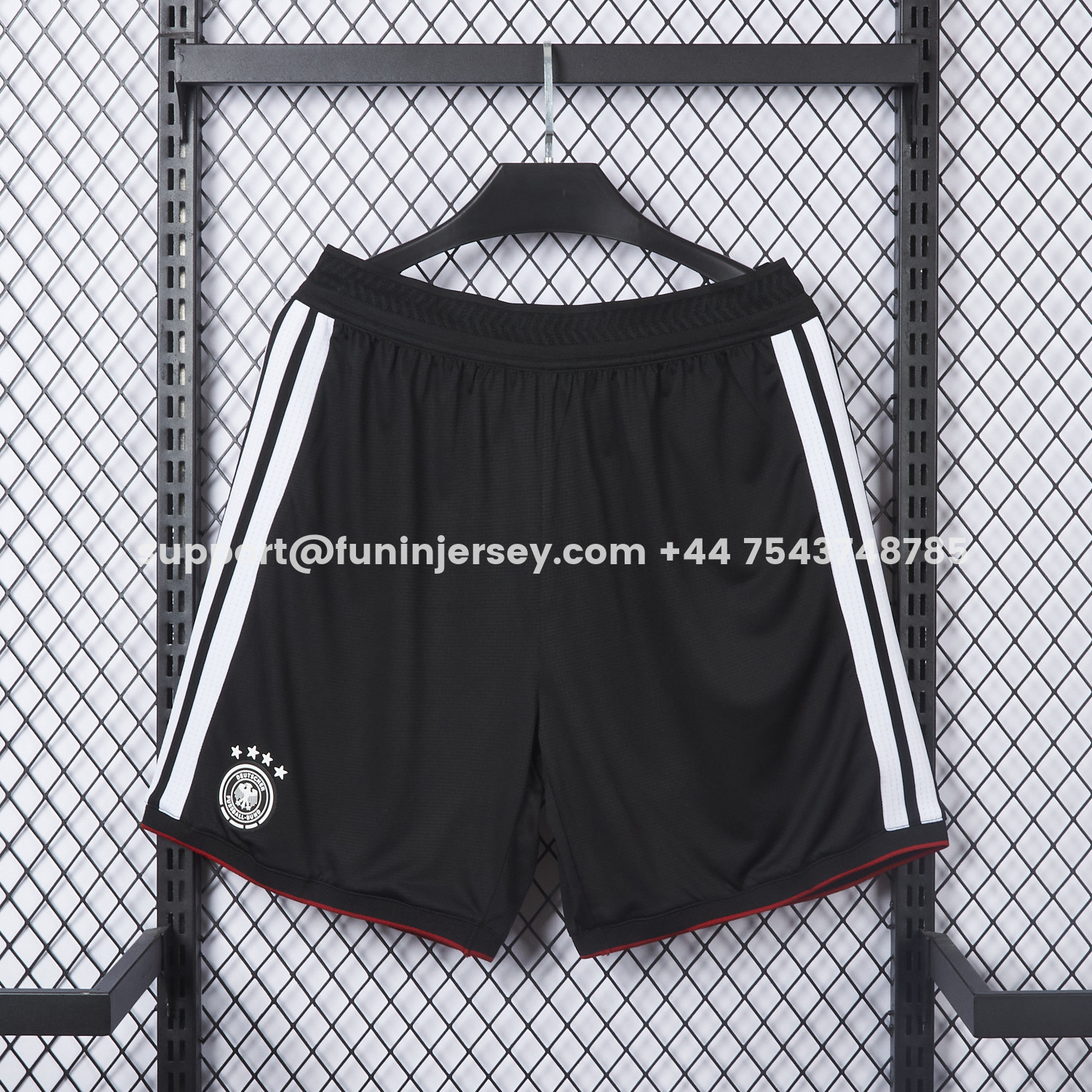 Funinjersey-Germany 2026 Black Shorts - Player Version