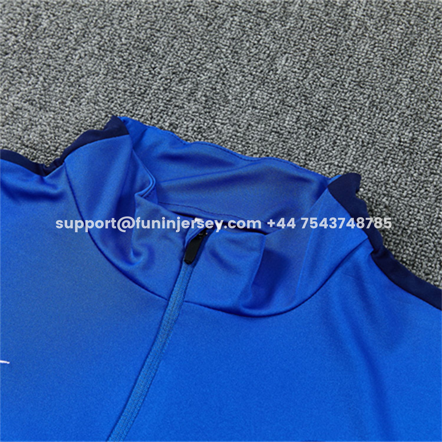 Funinjersey-Inter Milan 26-27 Kids Long Sleeve Training Set - Blue Top & Royal Blue Pants