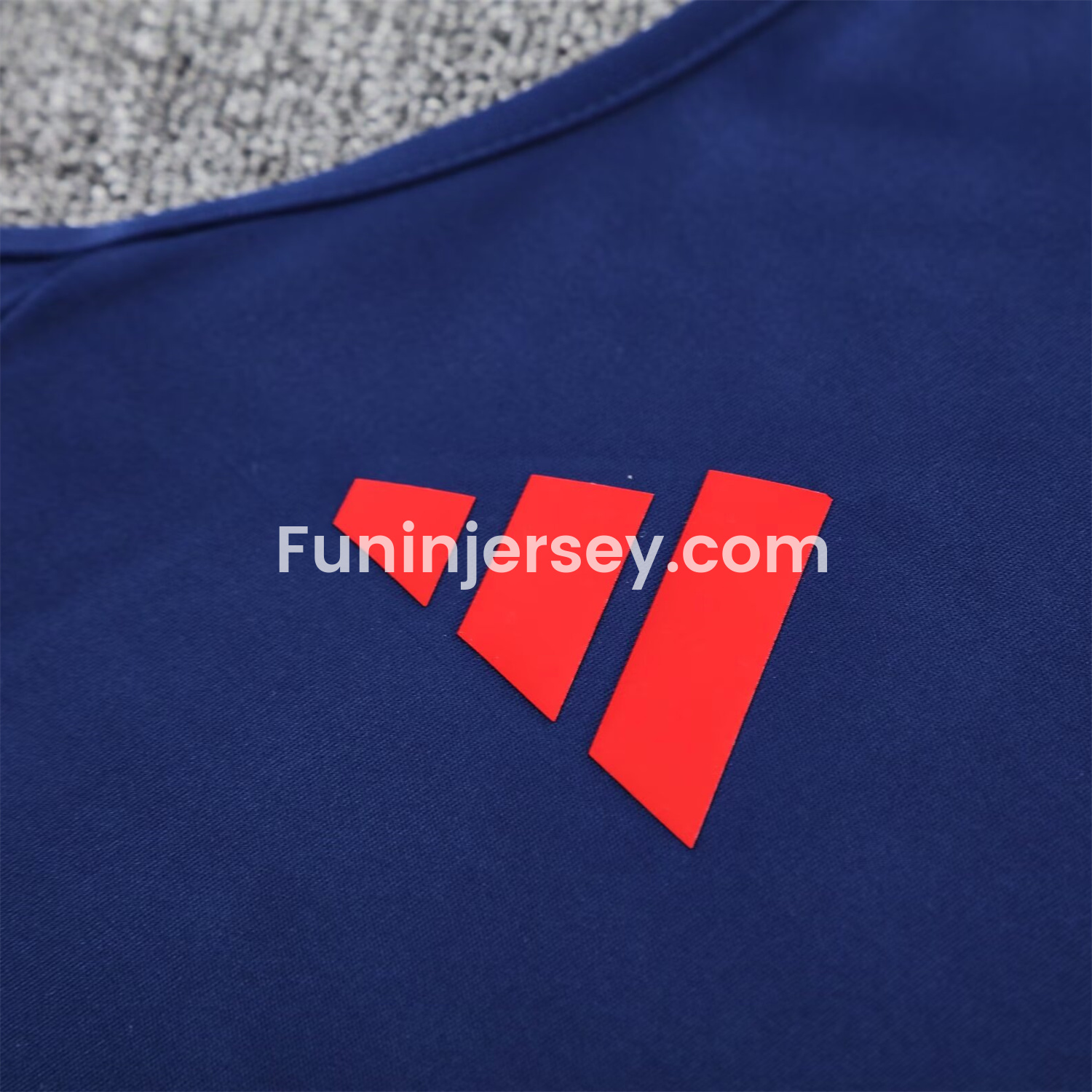 Funinjersey-Flamengo 25-26 Vest Training Set - Royal Blue With Royal Blue