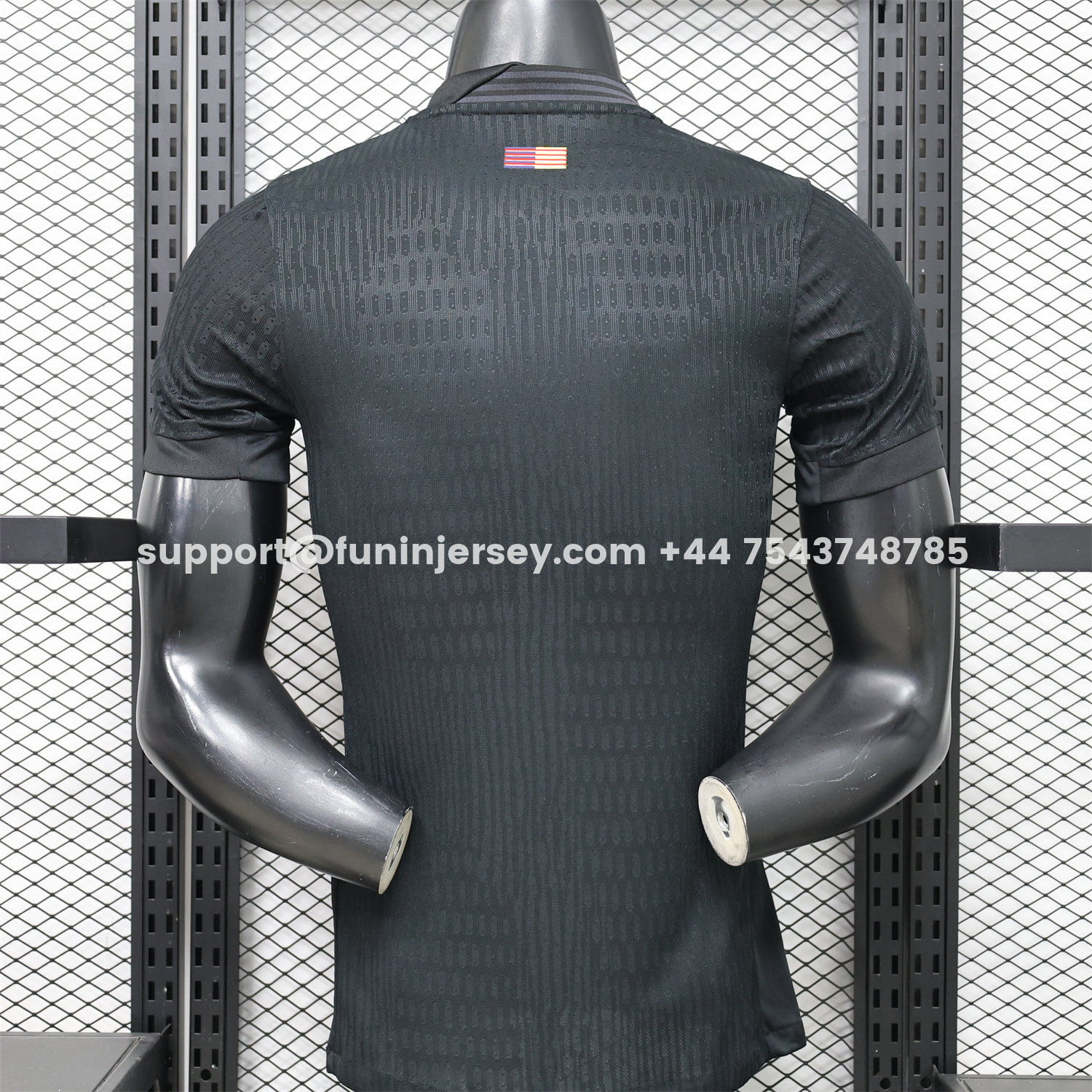 Funinjersey-Barcelona 25-26 Blue Texture Black Special Jersey - Player Version