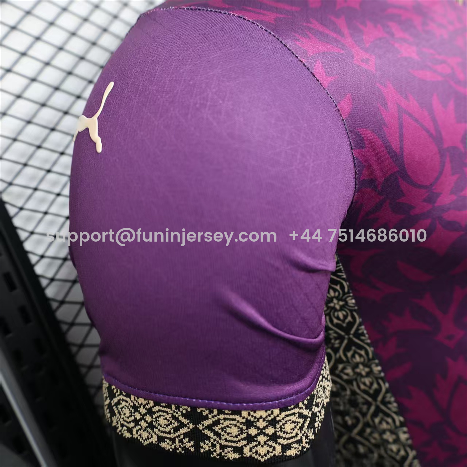 Funinjersey-AC Milan 25-26 Team Name Advertisement Purple POLO Special Jersey - Player Version