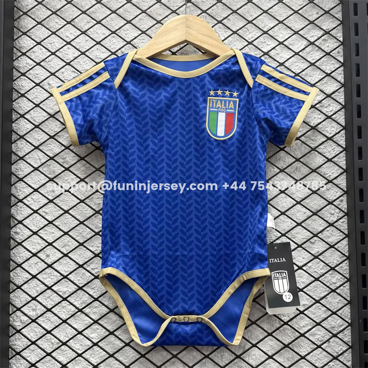 Funinjersey-Italy 2026 Home Baby Crawling Suit