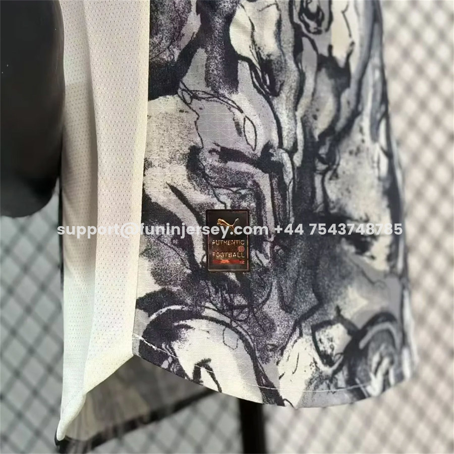 Funinjersey-Manchester City 25-26 Year of the Horse Ink Painting Special Jersey - Player Version